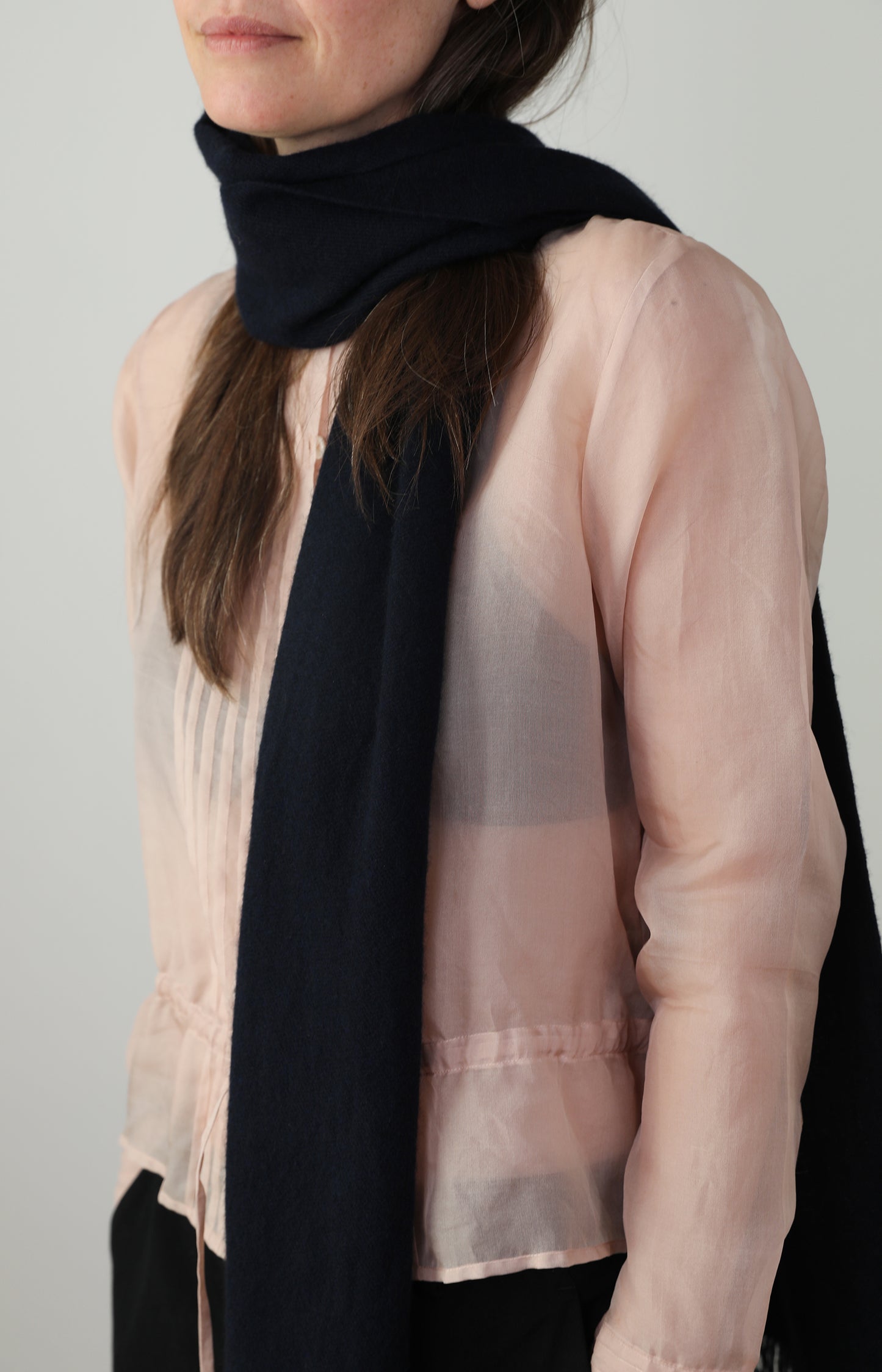 Deep Blue Double Sided Scarf
