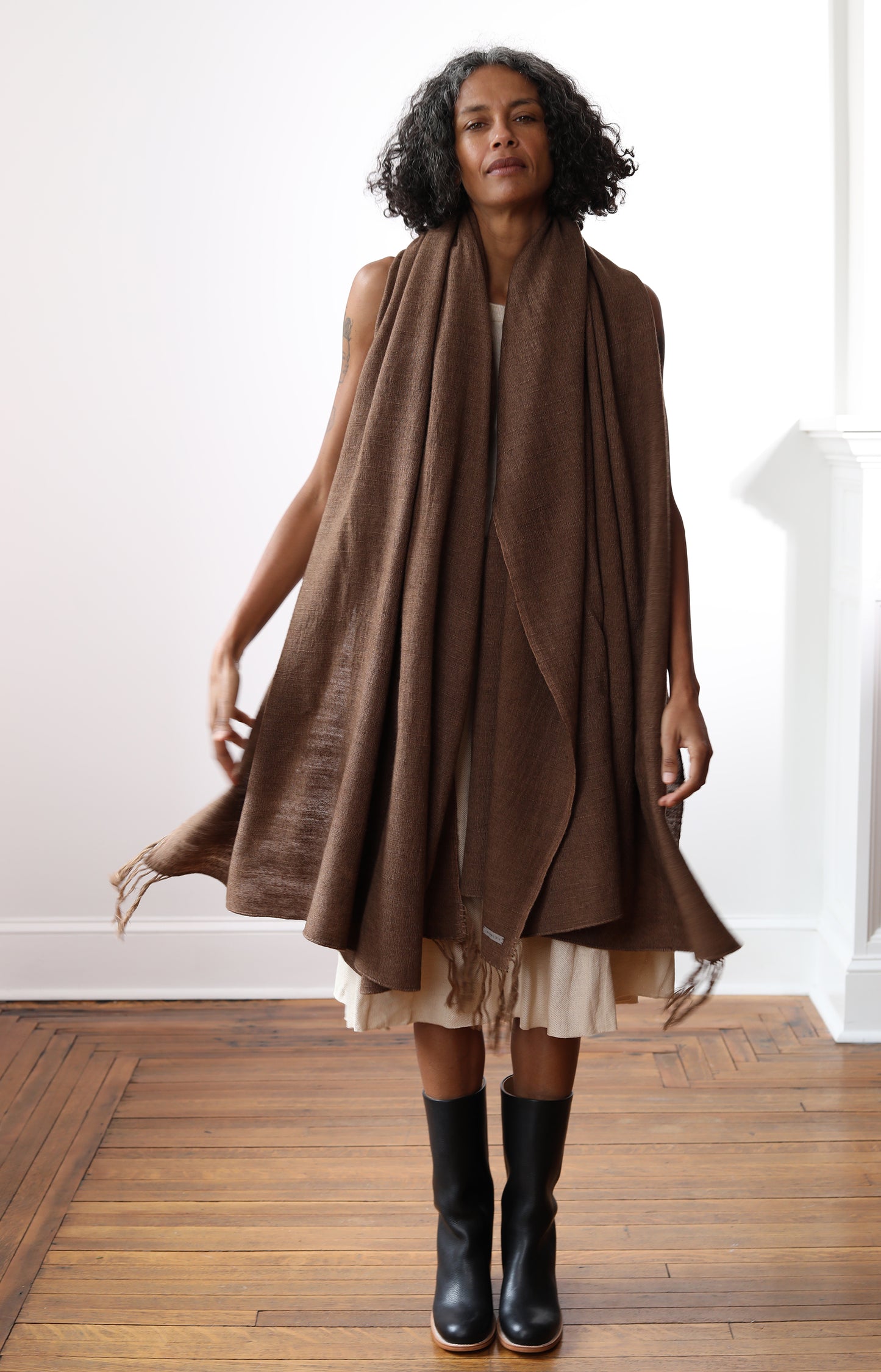 Desert Village Tassel Blanket