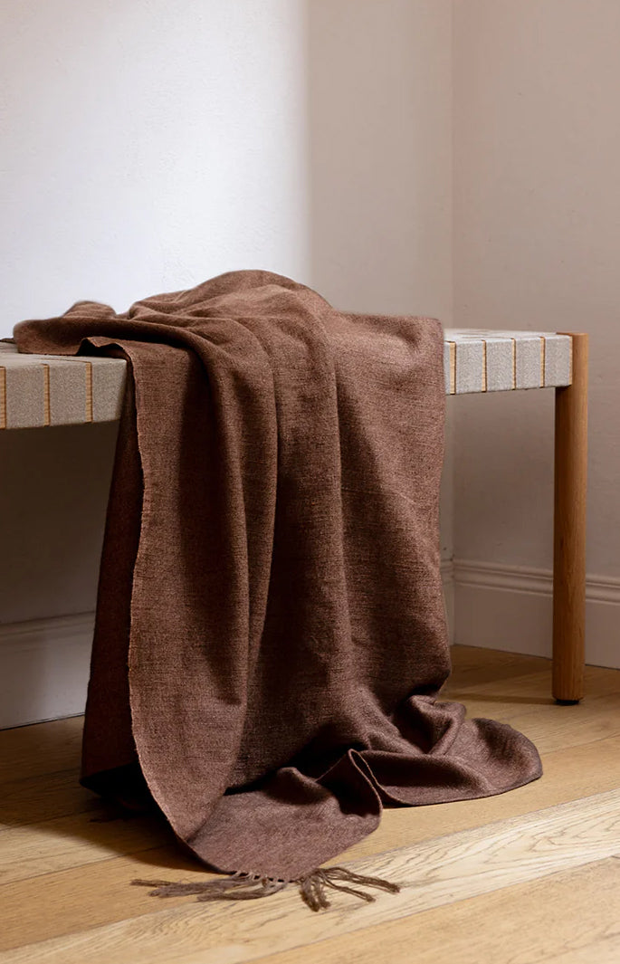 Desert Village Tassel Blanket