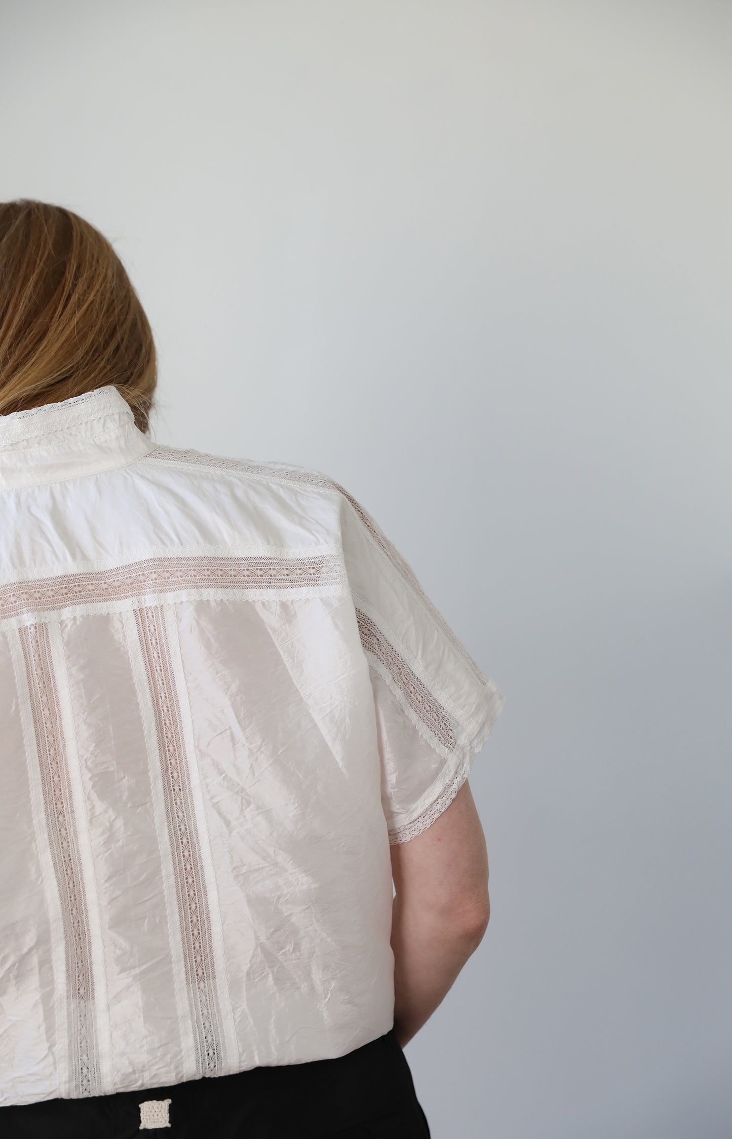 White Silk Shirt