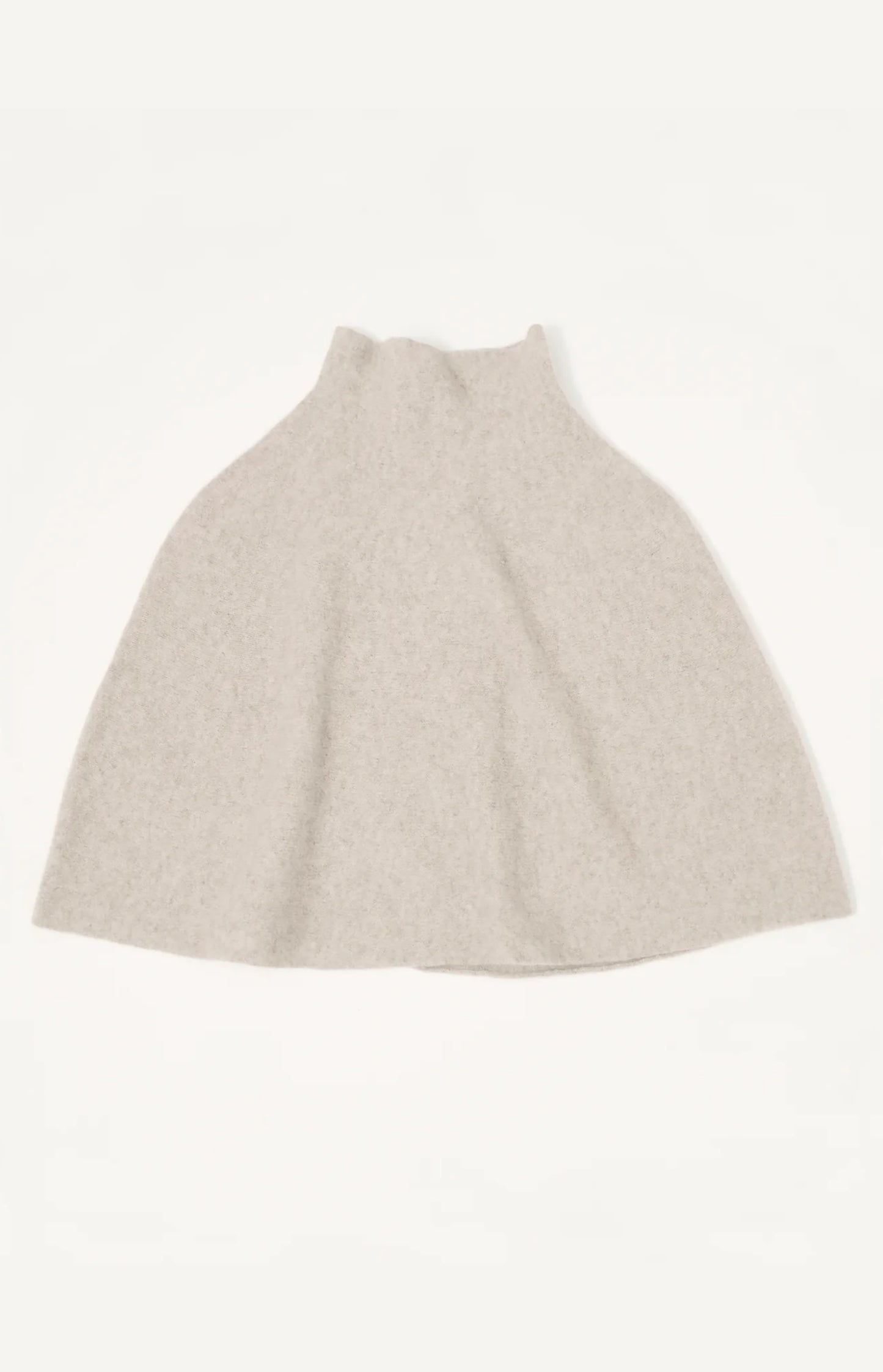 Natural Wool Poncho