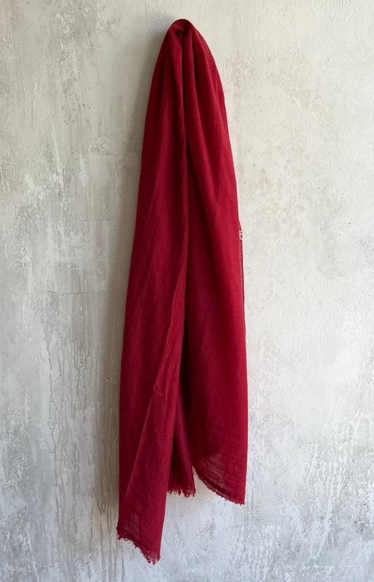Berry Cashmere Scarf