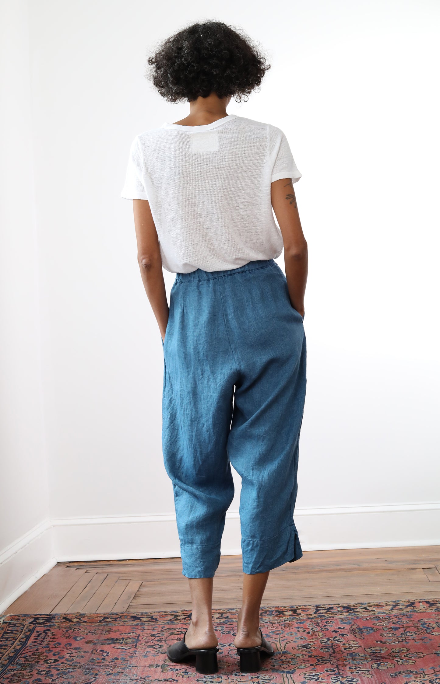Herringbone Linen Cozy Pants