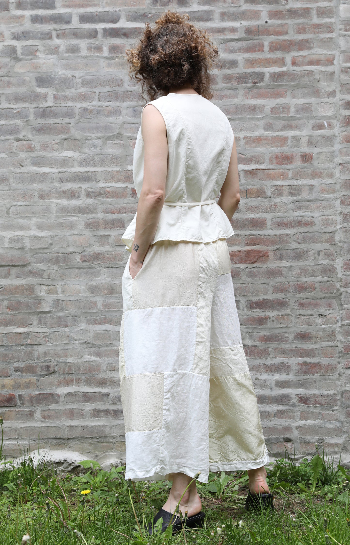 Matsukaze Patchwork Wide Trousers