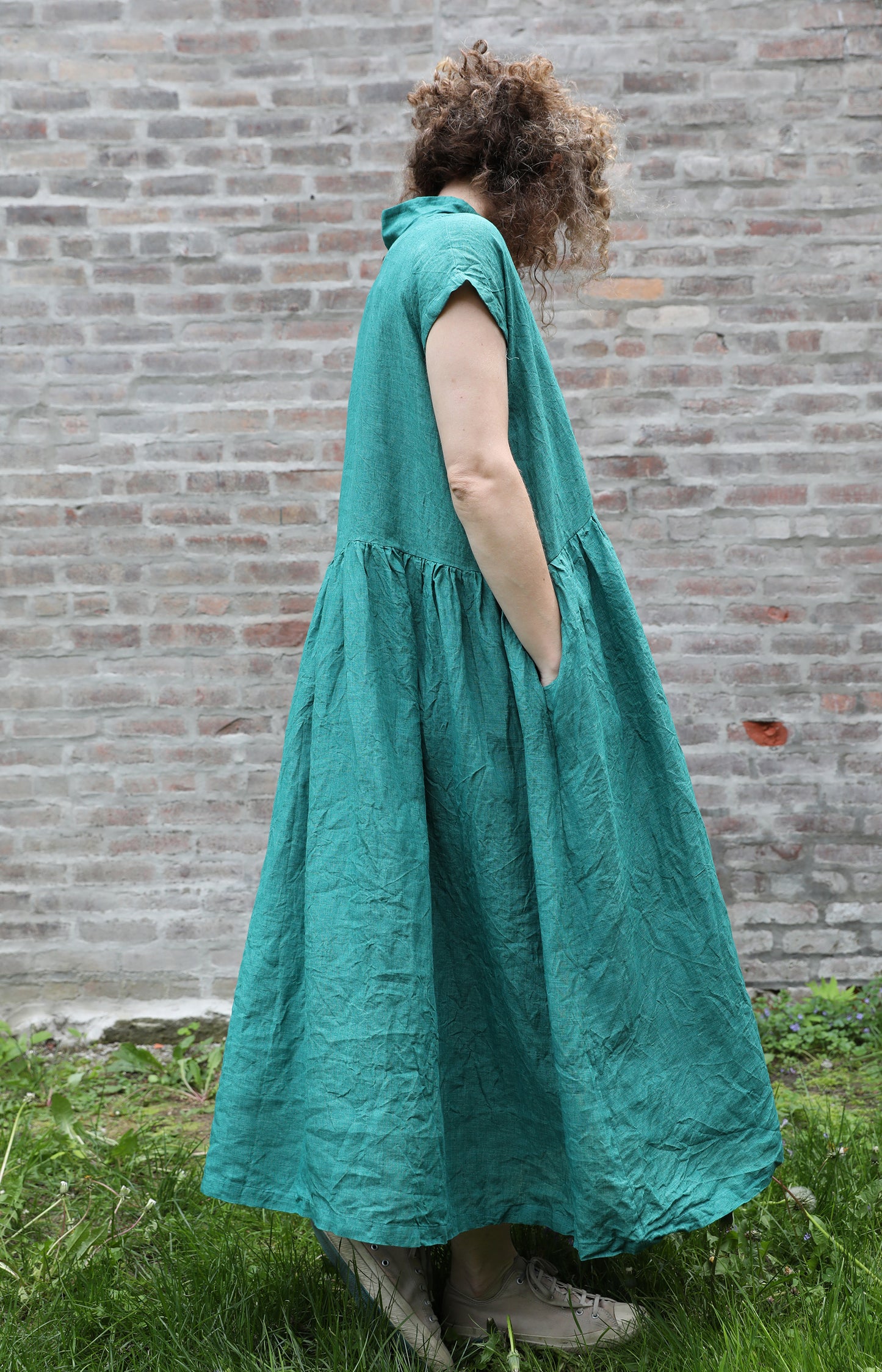 Fuji Gathered Skirt Dress