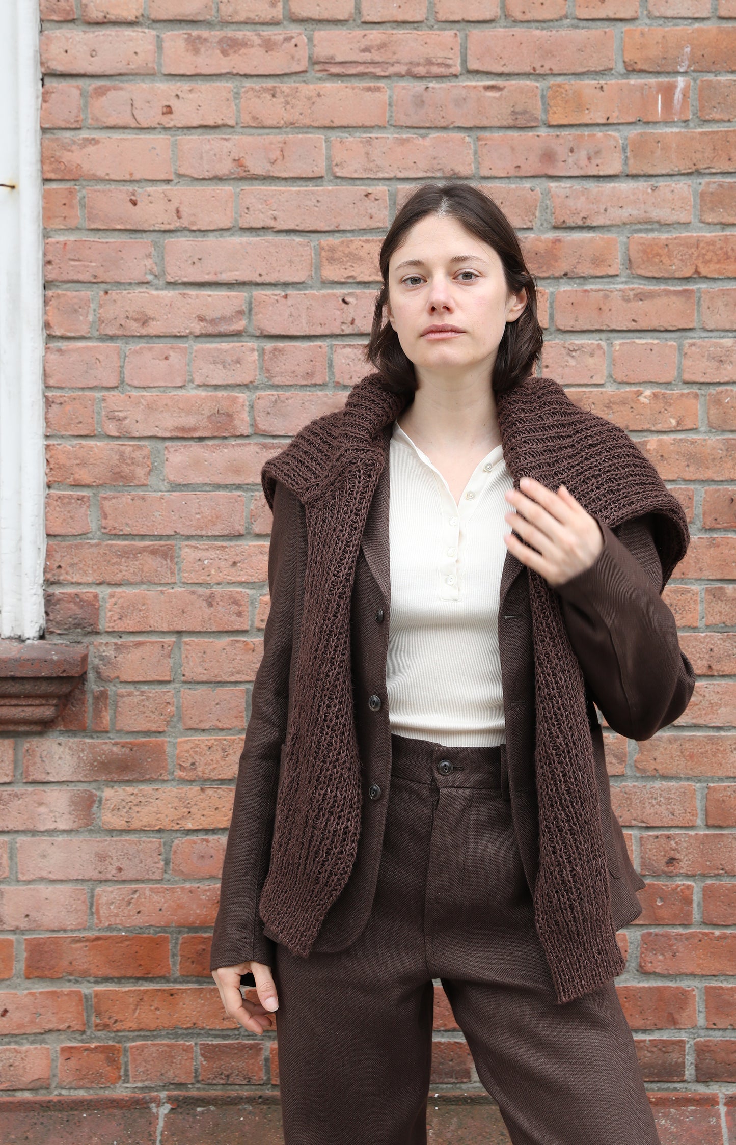 Brown Hopsack Workhorse Jacket