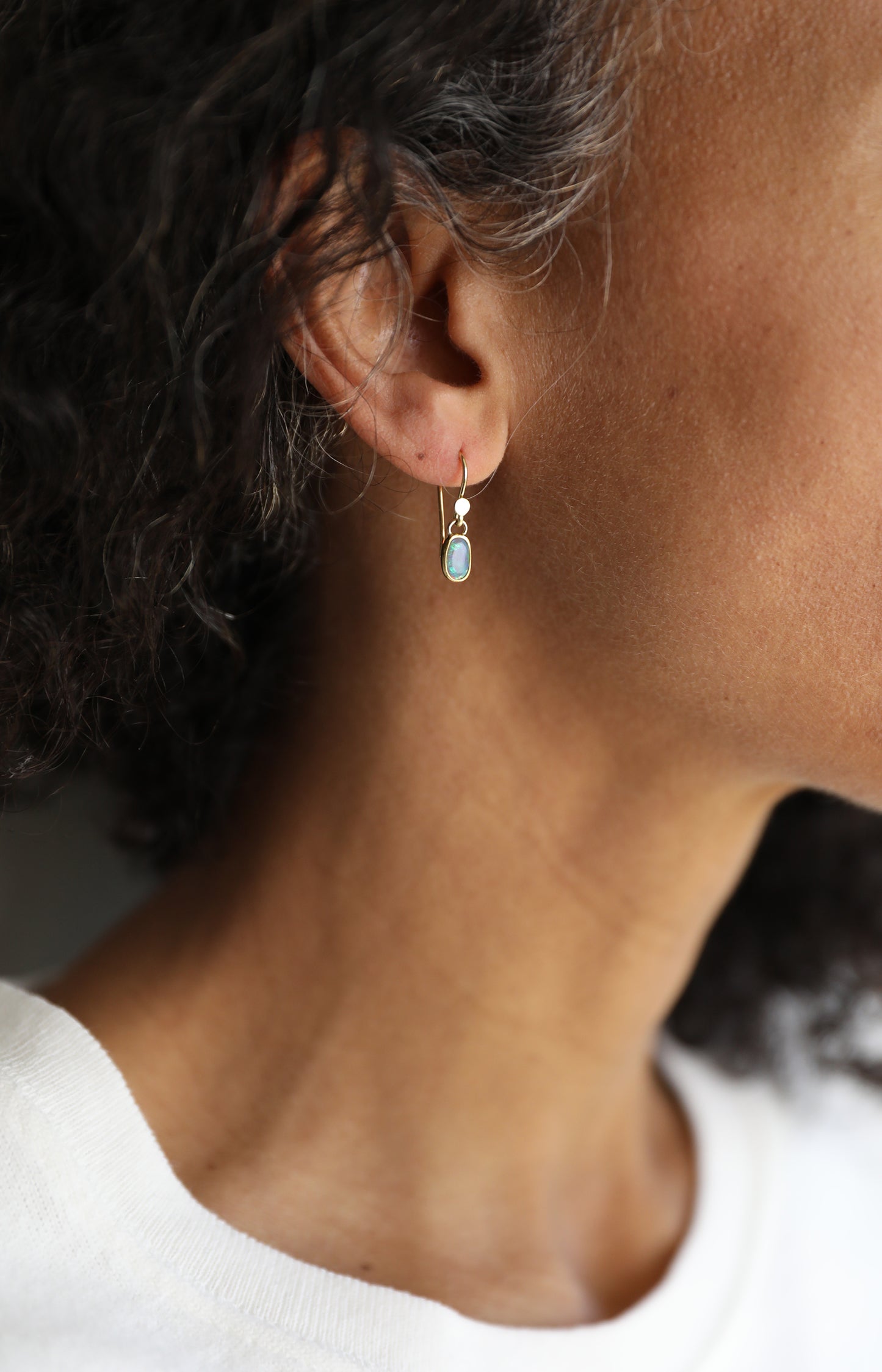 Opal Drop Earrings