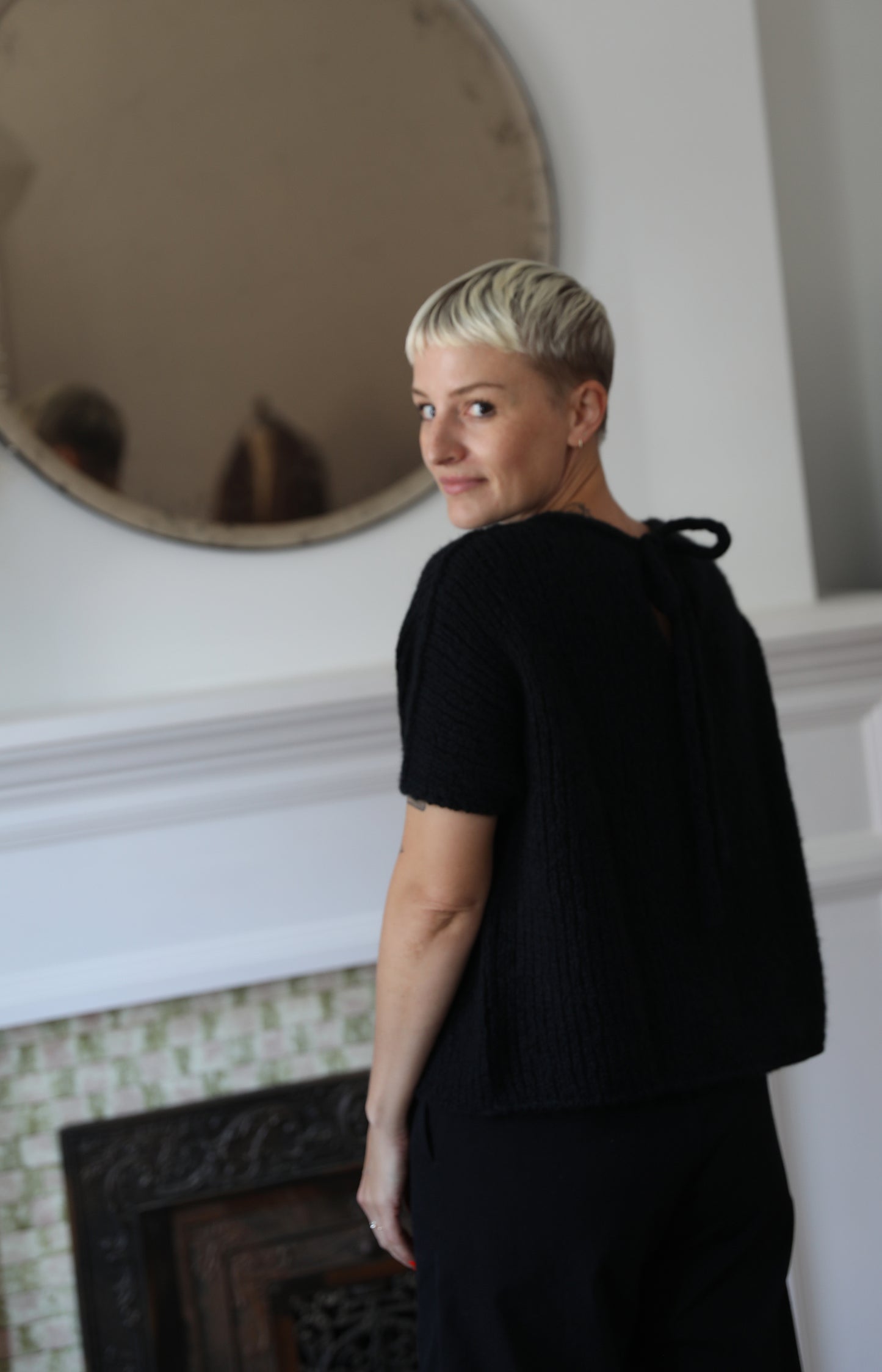 Black Cashmere & Silk Irma Sweater