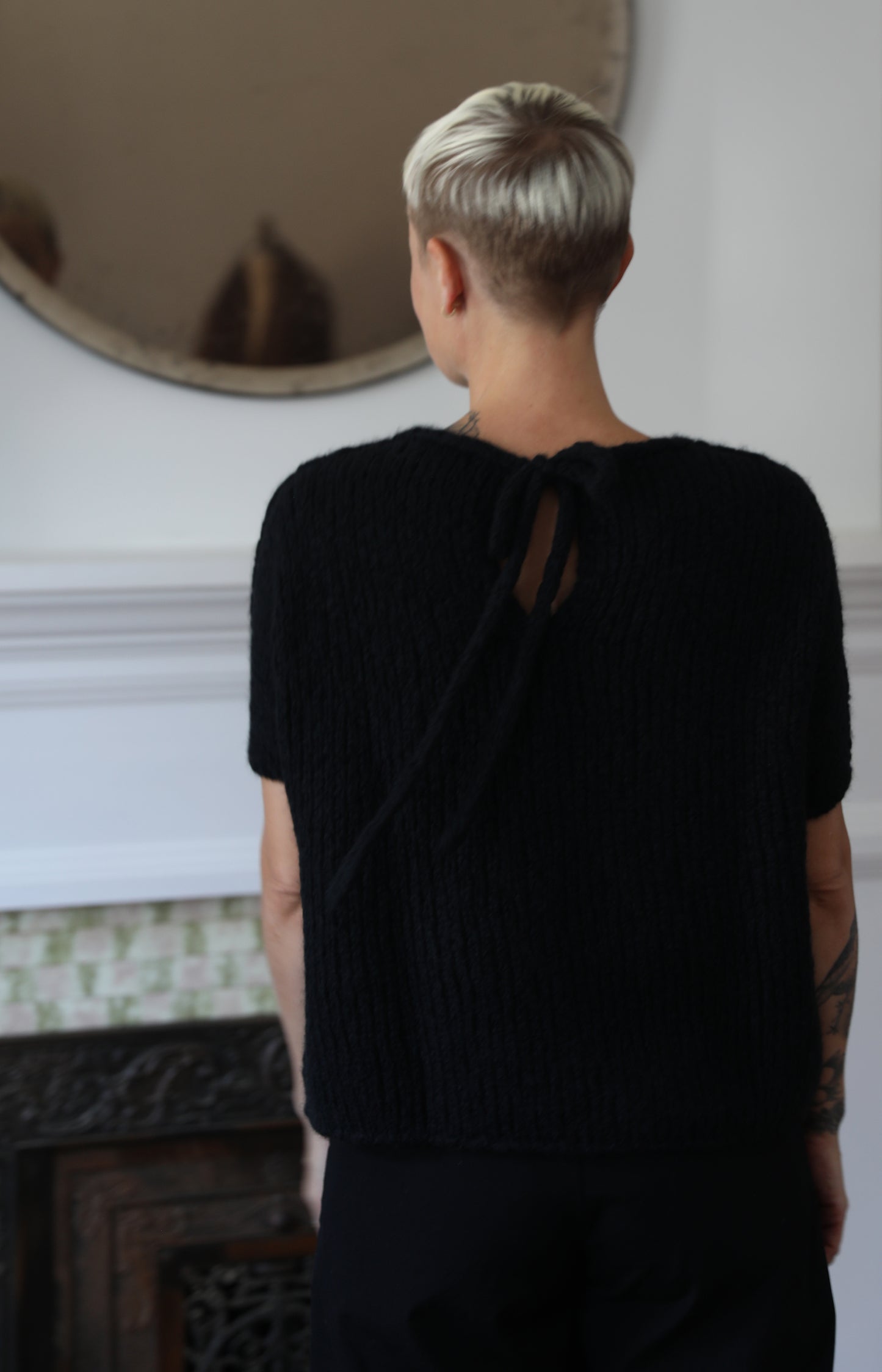 Black Cashmere & Silk Irma Sweater