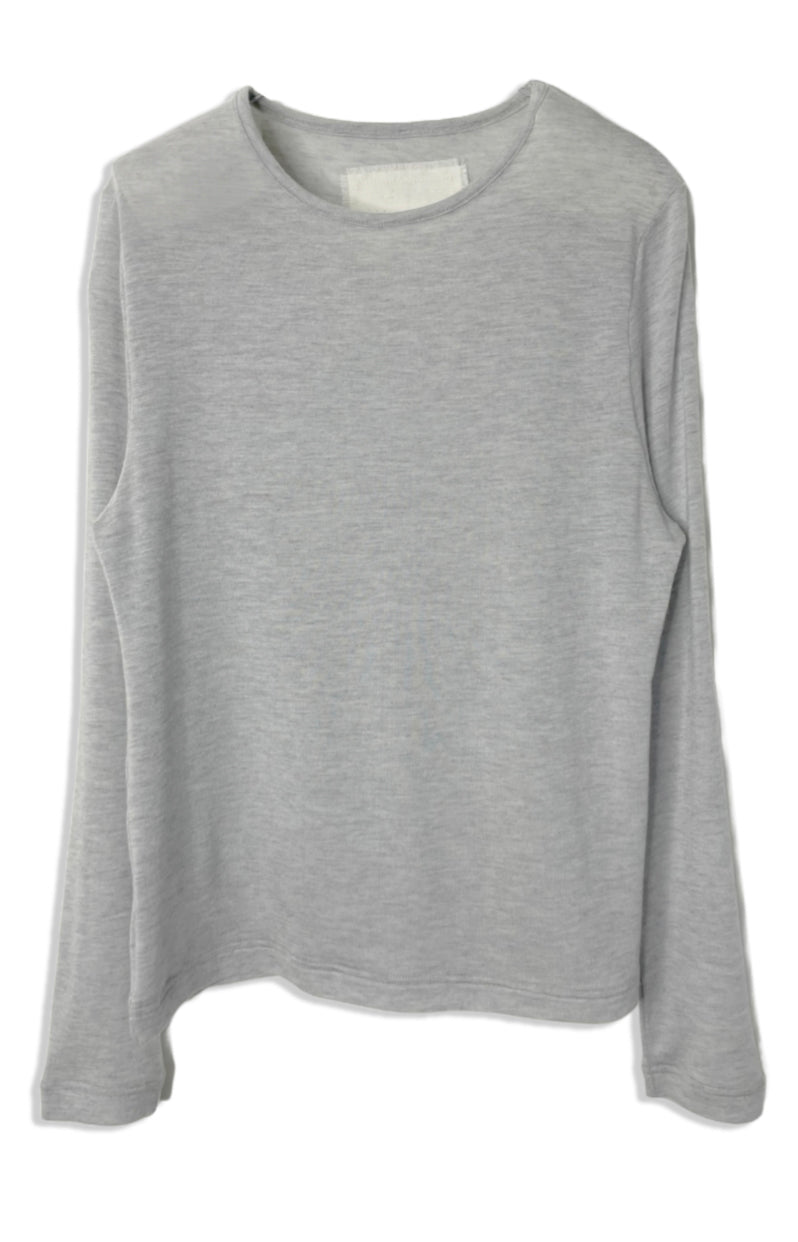 Grey Long Sleeve Jersey Tee
