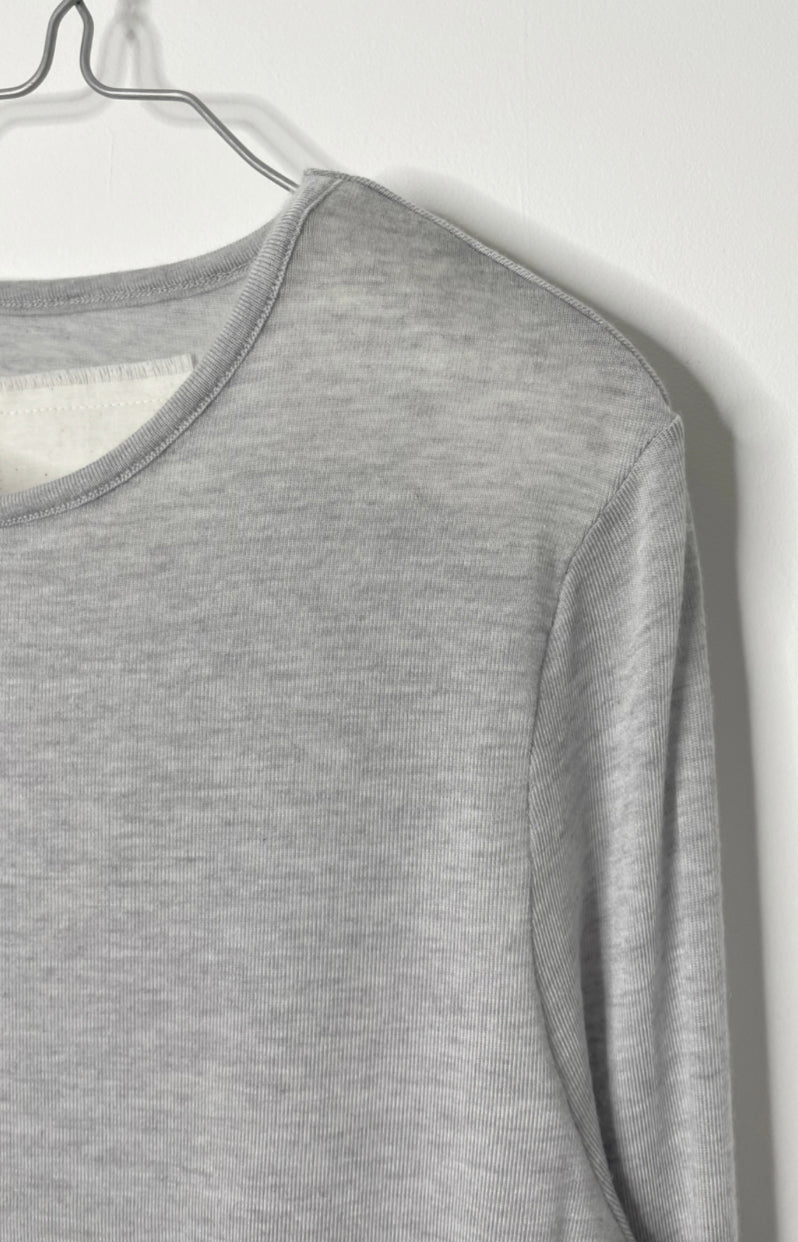 Grey Long Sleeve Jersey Tee