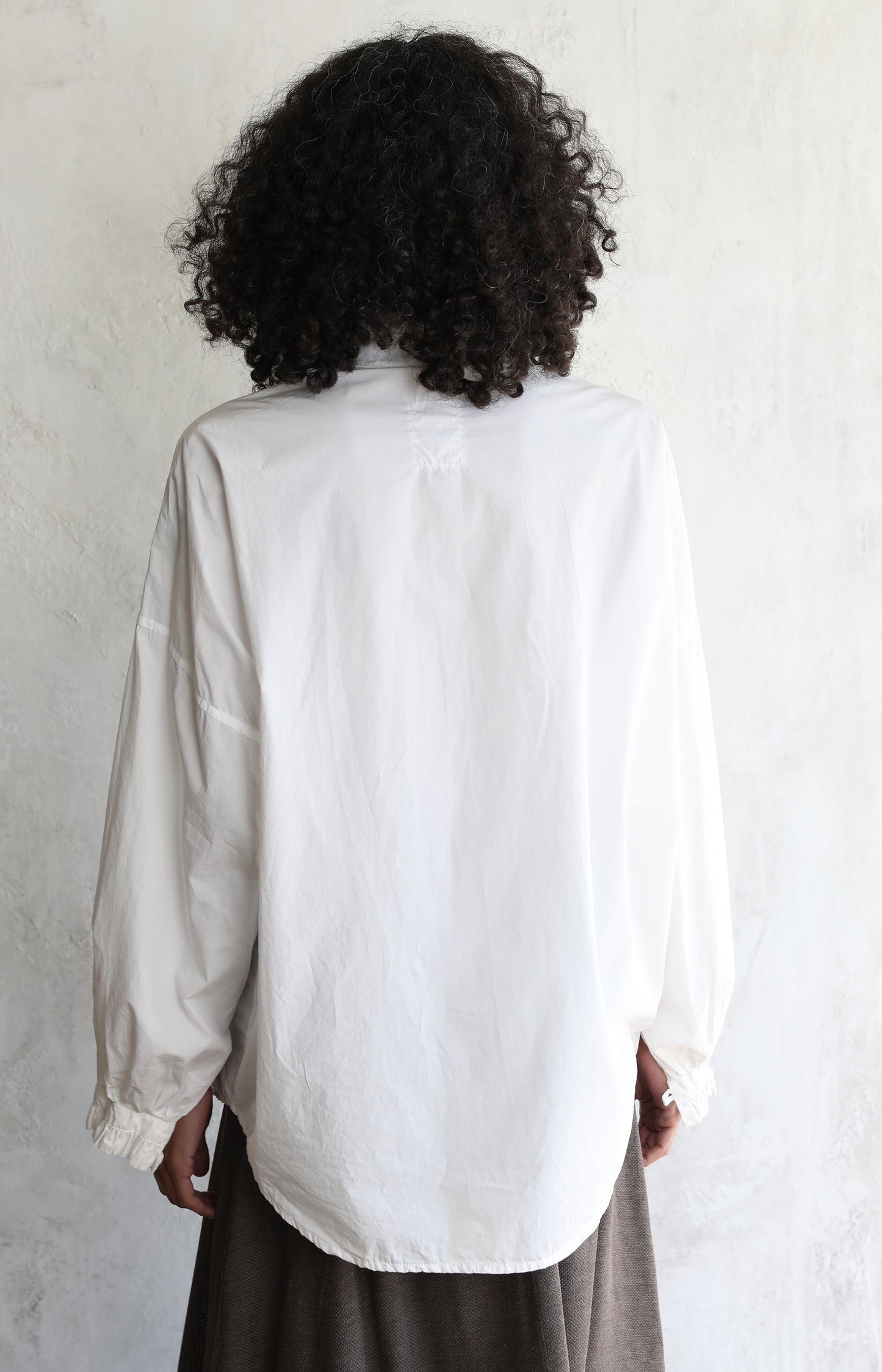 White Cotton Mini Medici Shirt