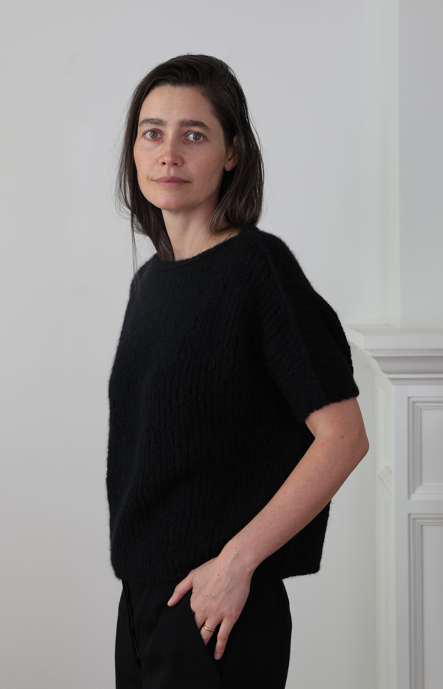 Black Cashmere & Silk Irma Sweater
