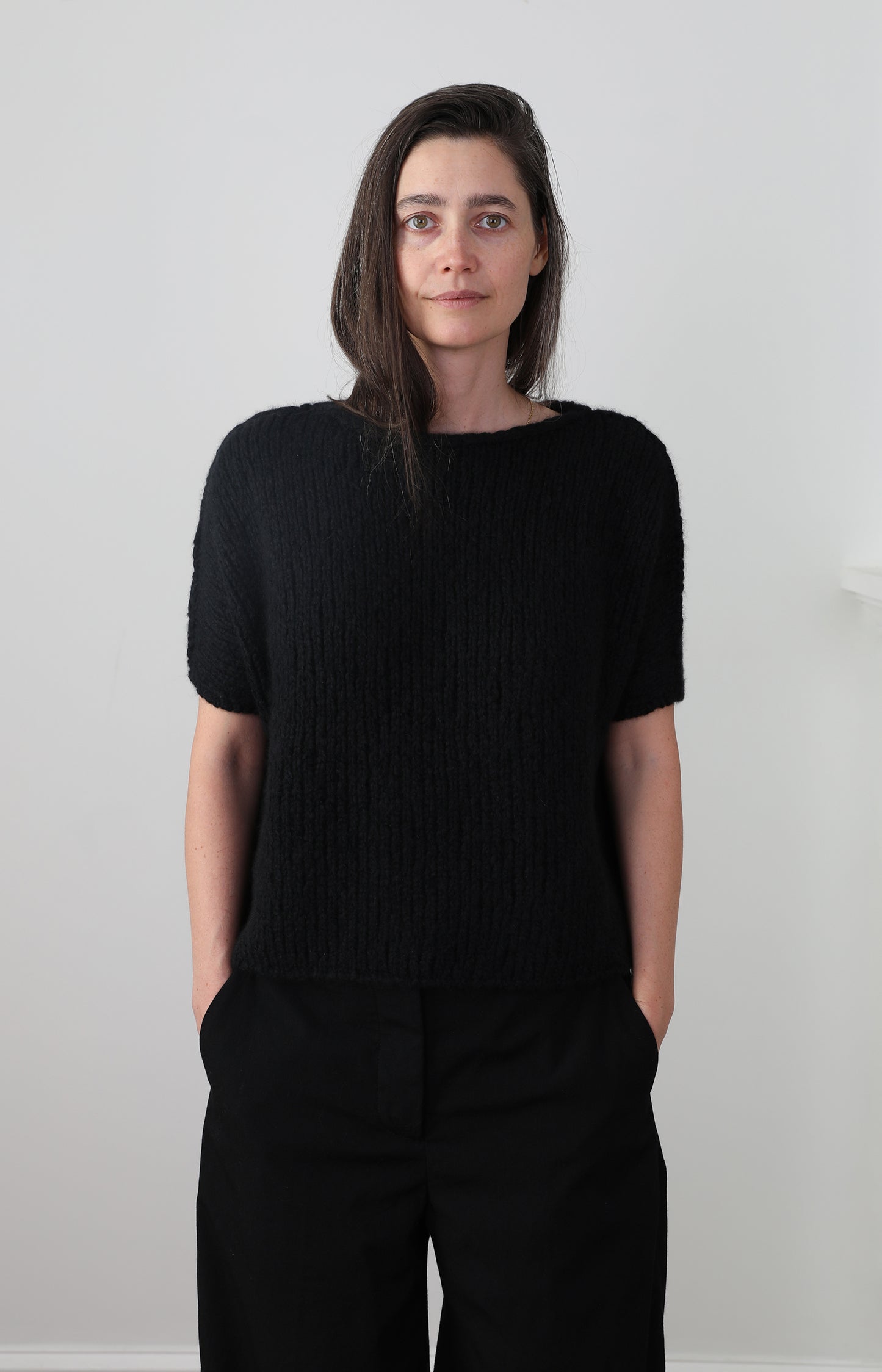 Black Cashmere & Silk Irma Sweater