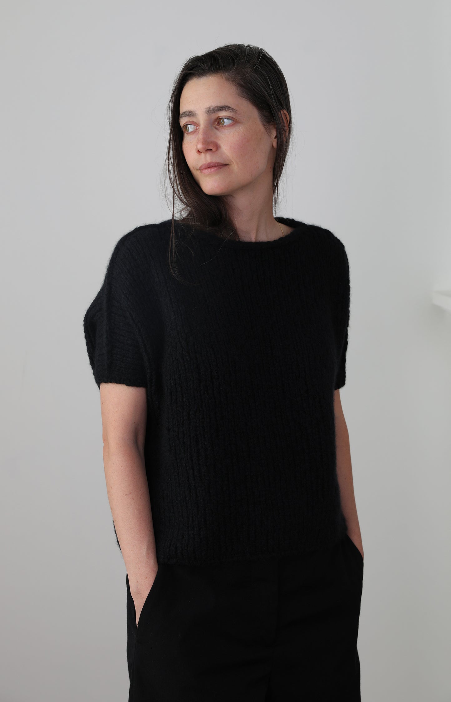 Black Cashmere & Silk Irma Sweater