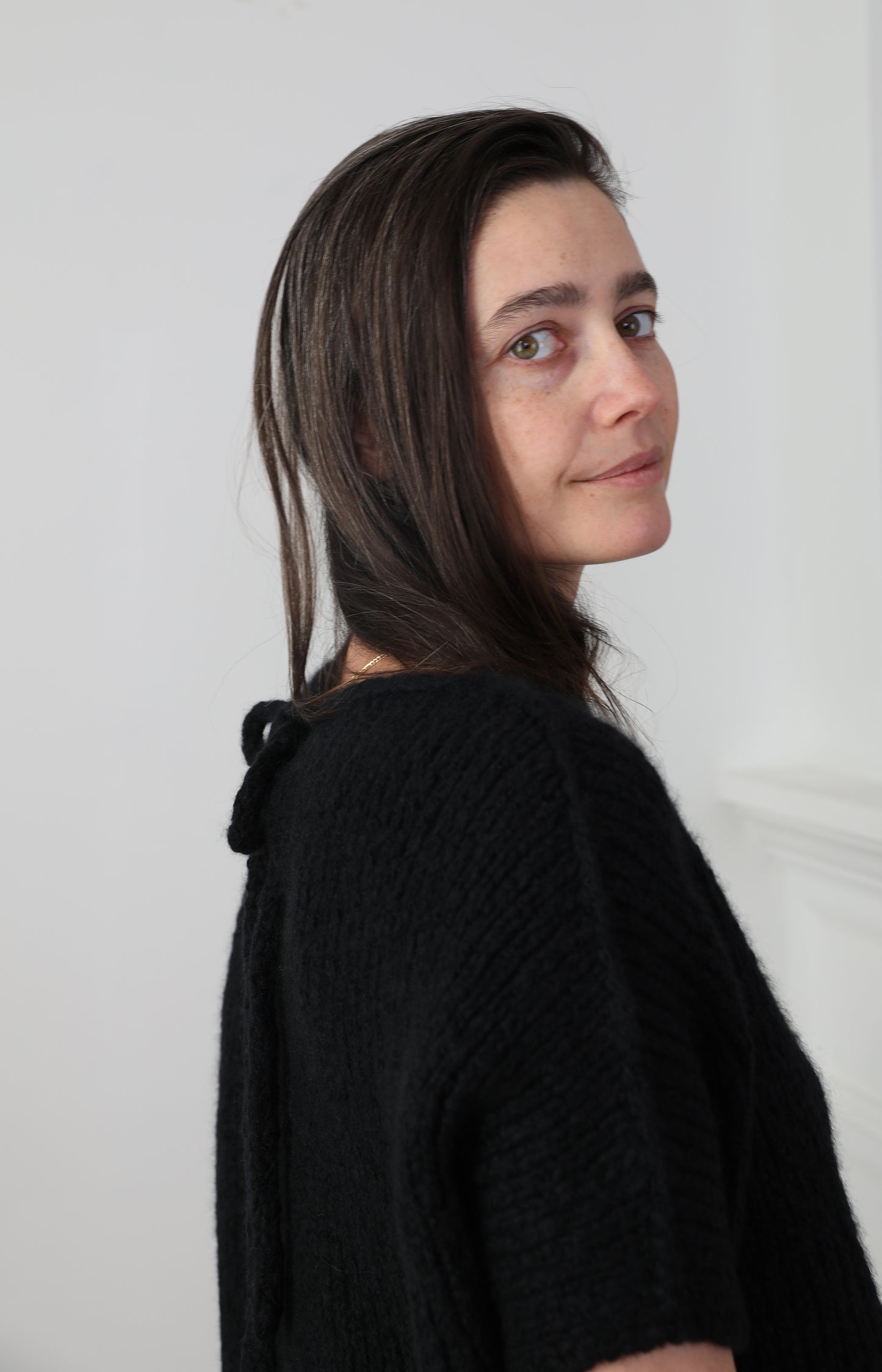 Black Cashmere & Silk Irma Sweater