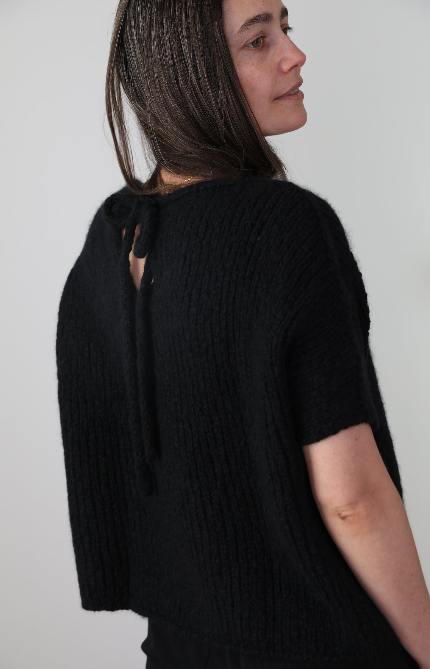 Black Cashmere & Silk Irma Sweater