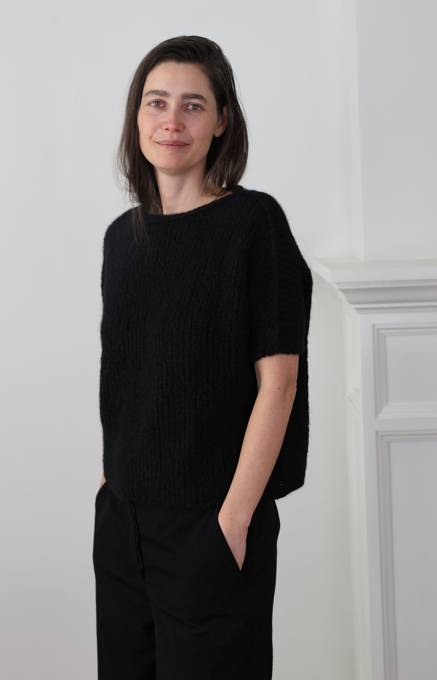 Black Cashmere & Silk Irma Sweater