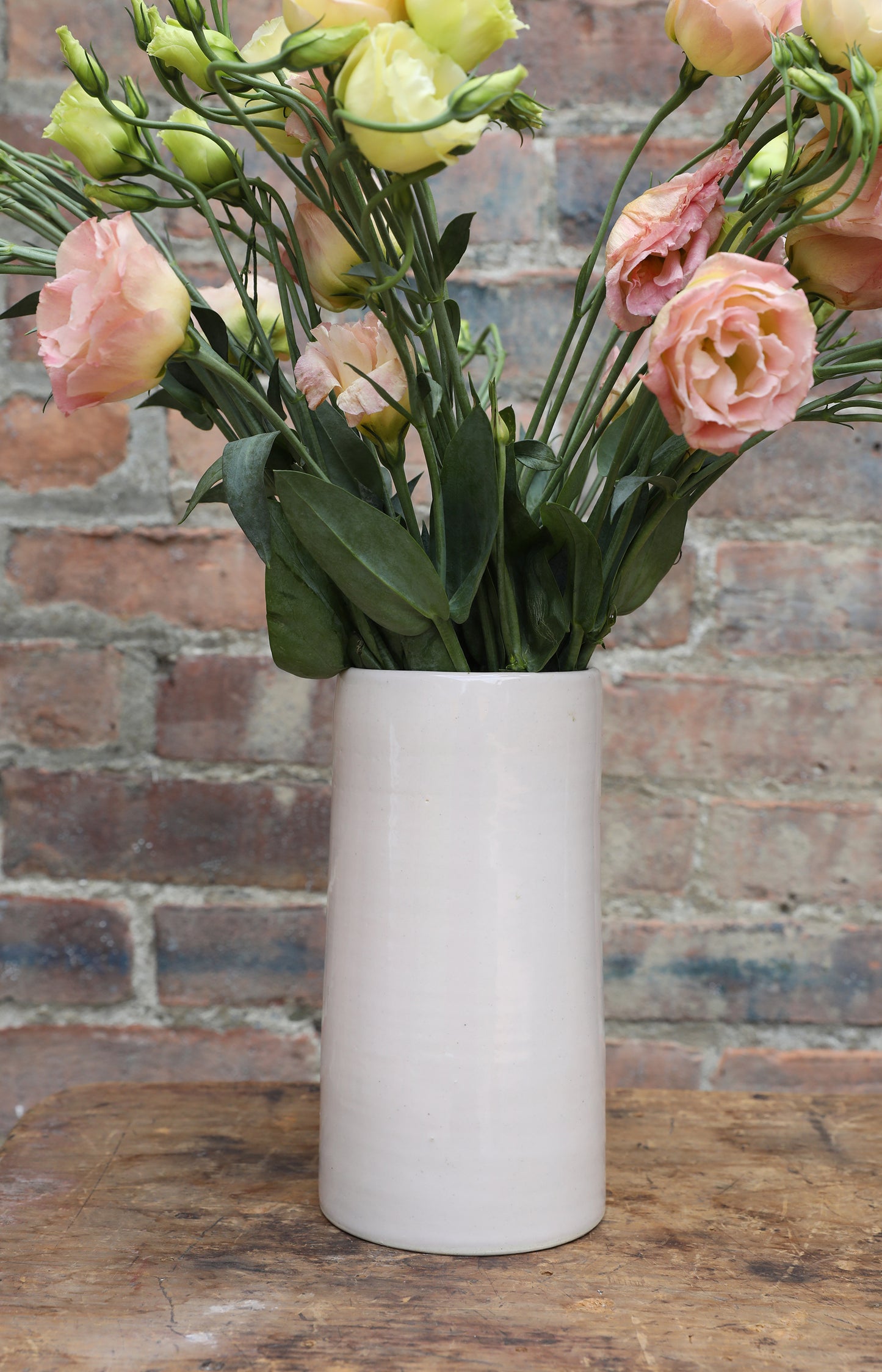 Shiny Blush Ceramic Vase