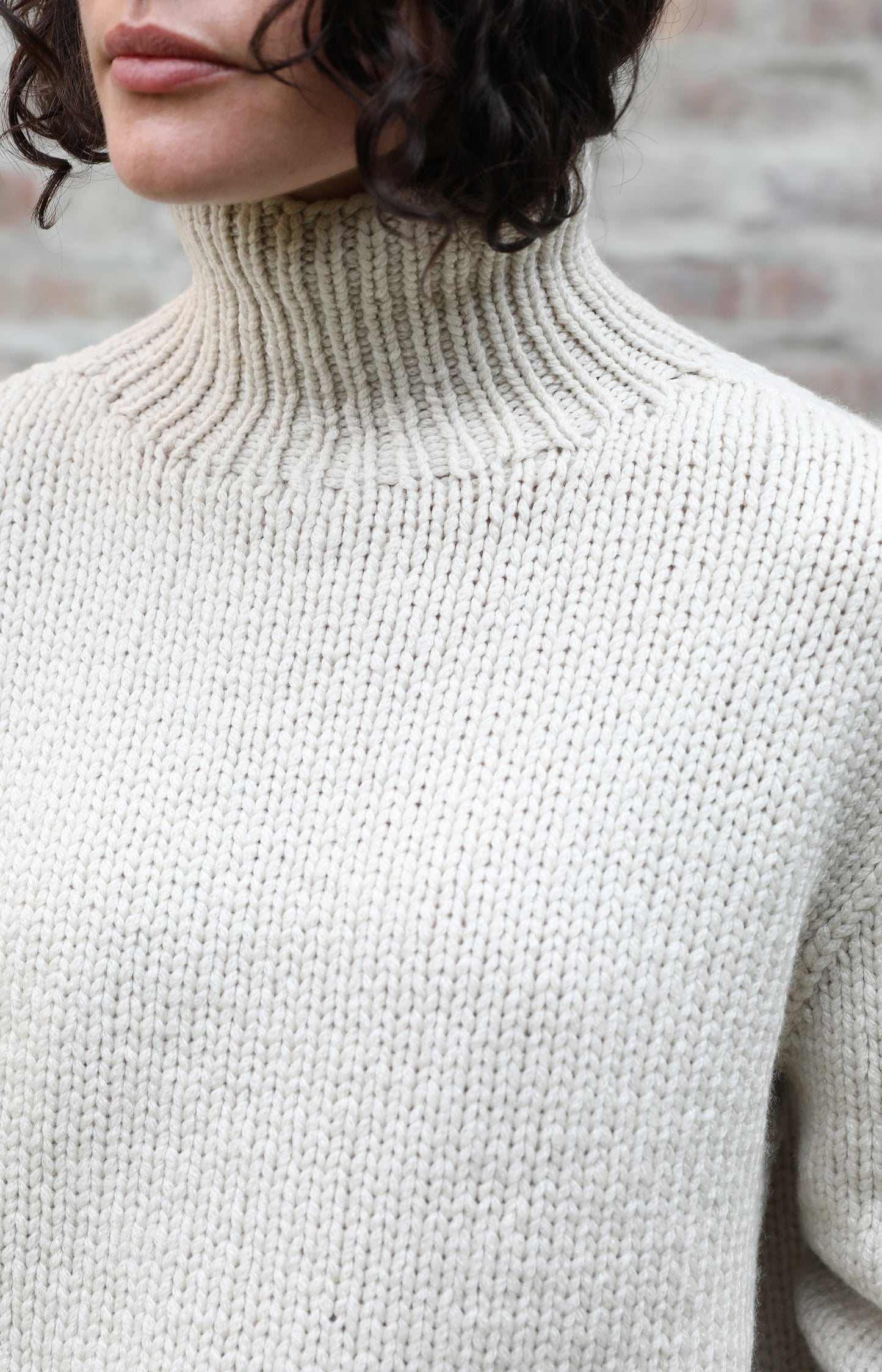 Latte Paige Cashmere Sweater