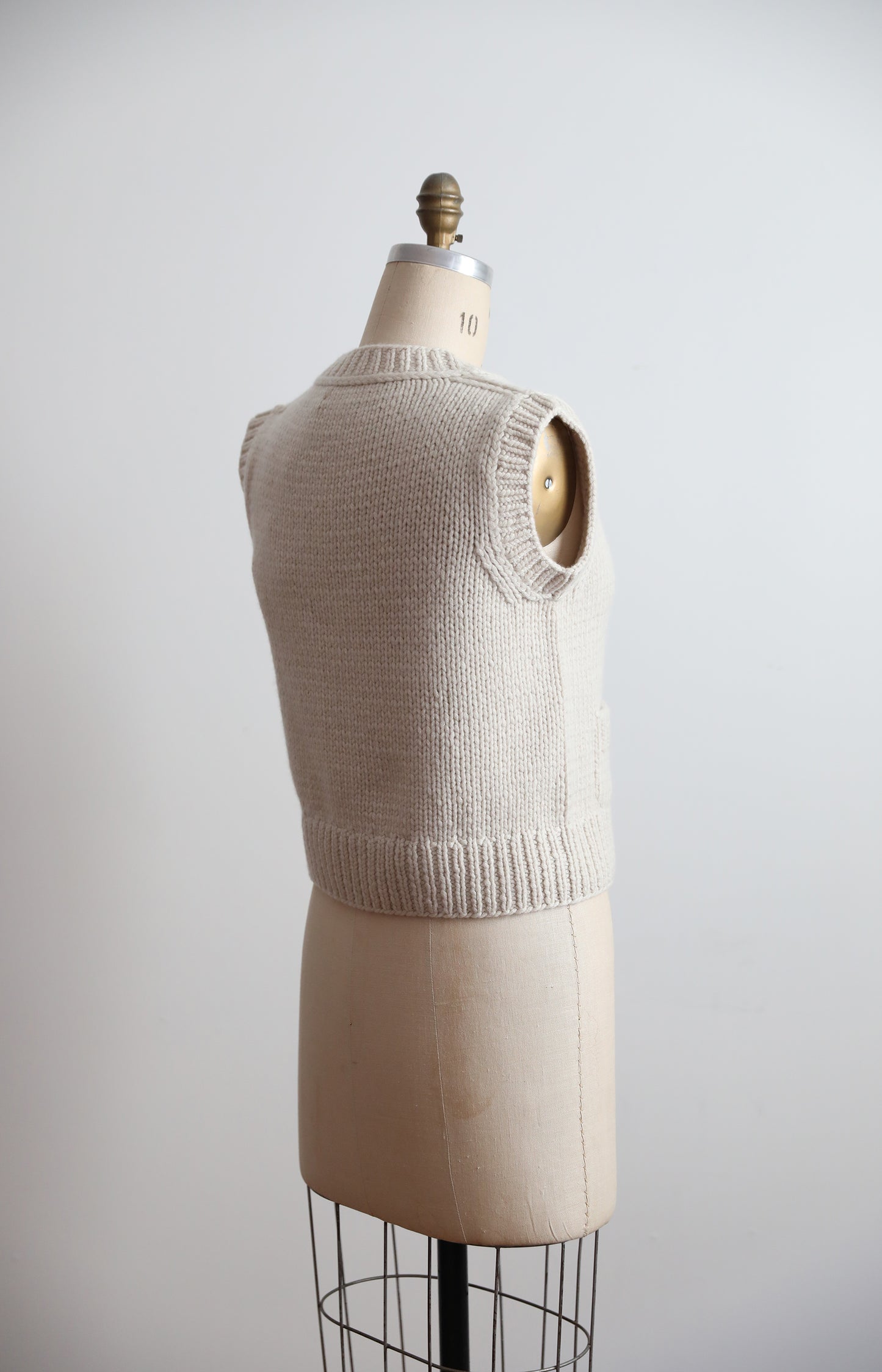 Latte Dude Cashmere Vest