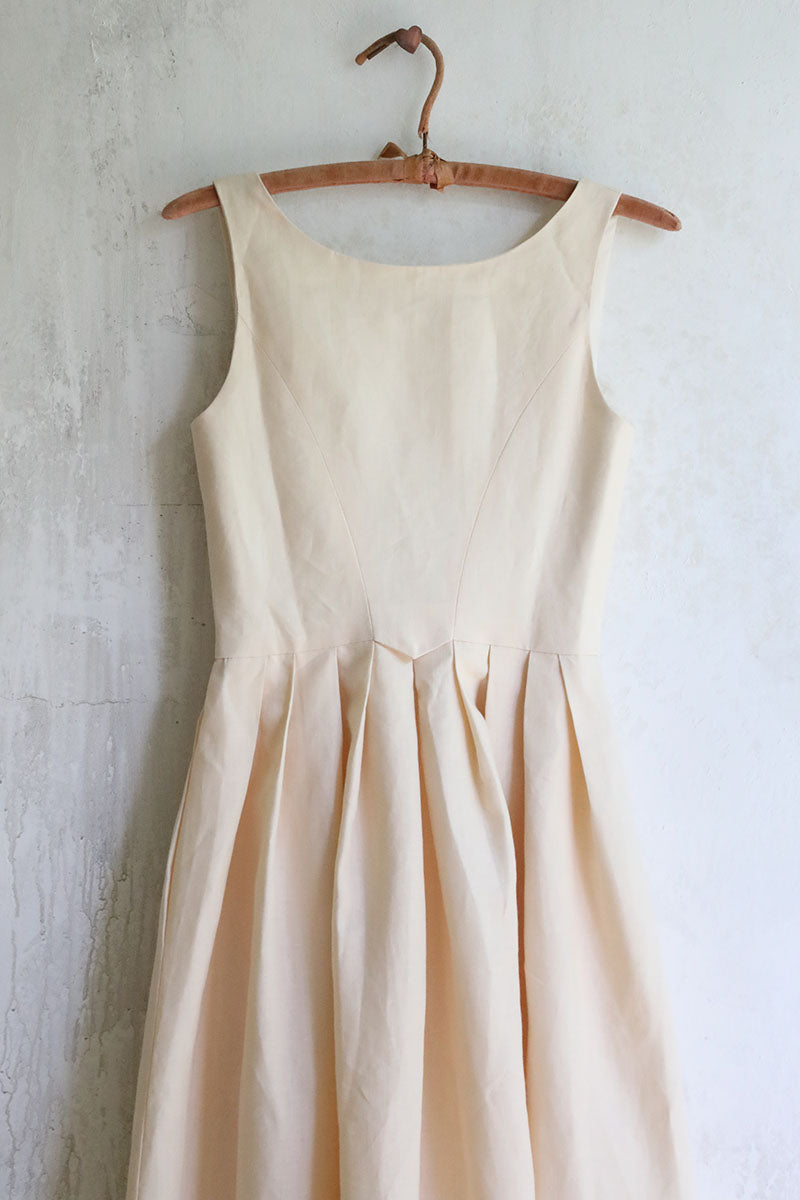 Ivory Irish Linen CN Dress