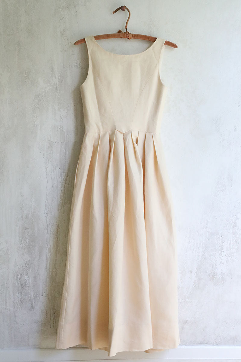 Ivory Irish Linen CN Dress