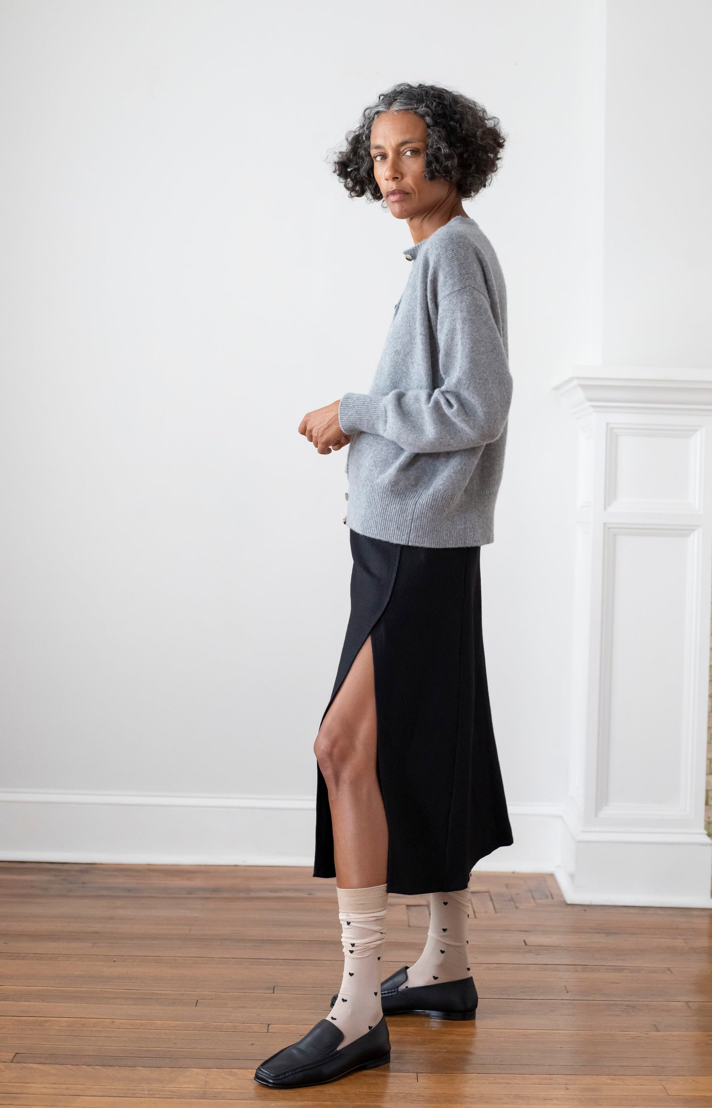 Grey Clelia Cardigan