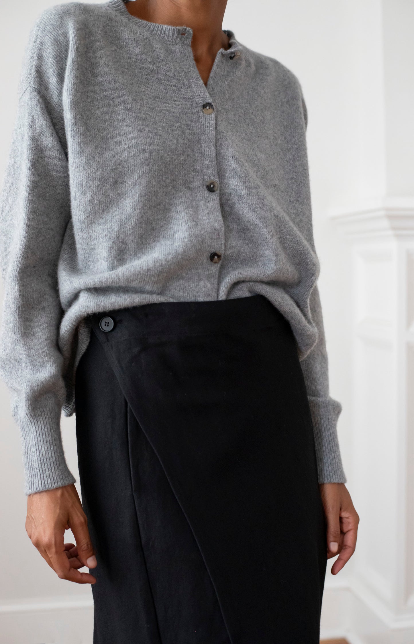 Grey Clelia Cardigan