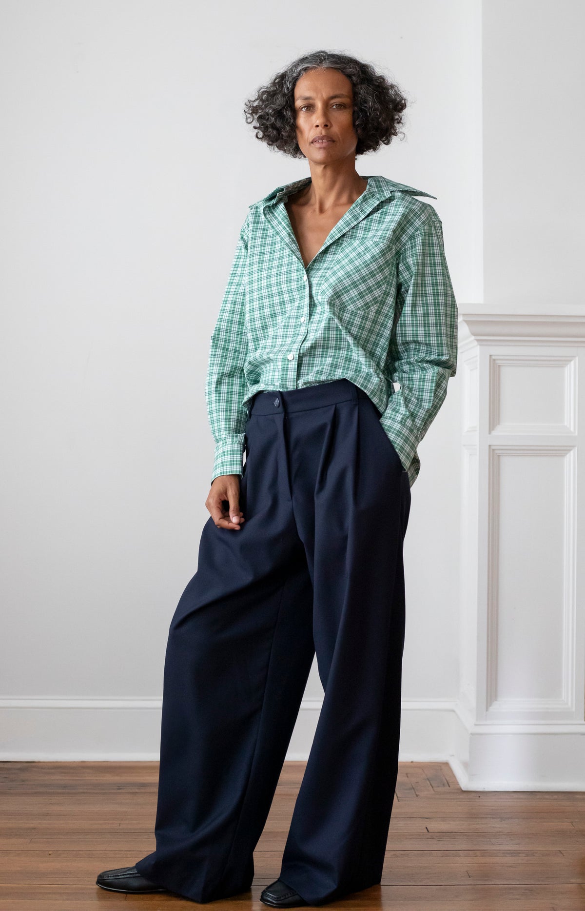 Navy Marco Pant