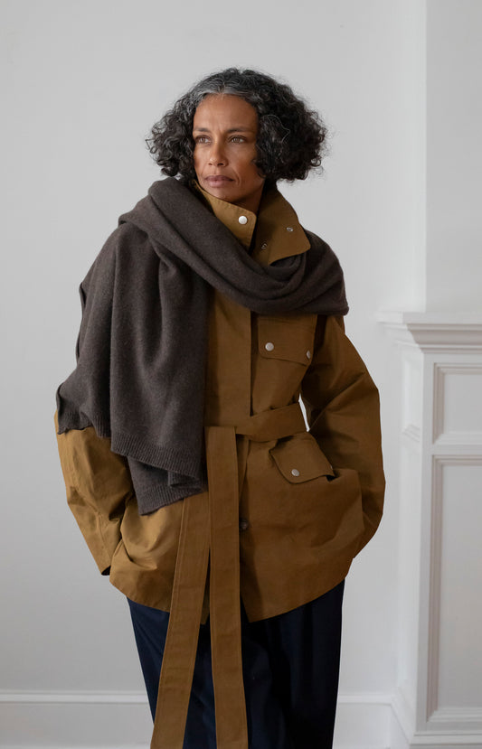 Chocolate Melange Andy Scarf