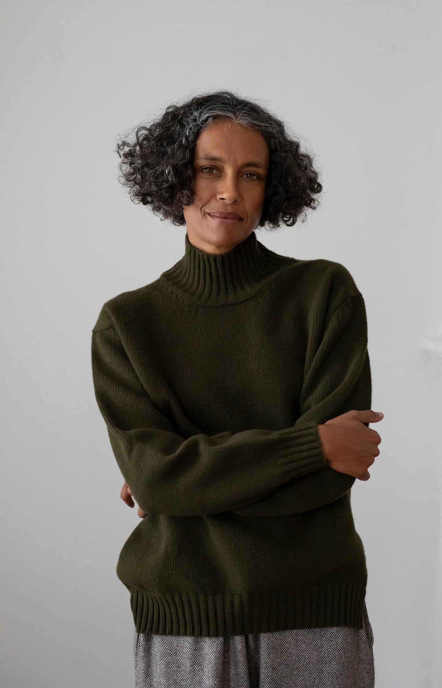 Military Mockneck Pullover