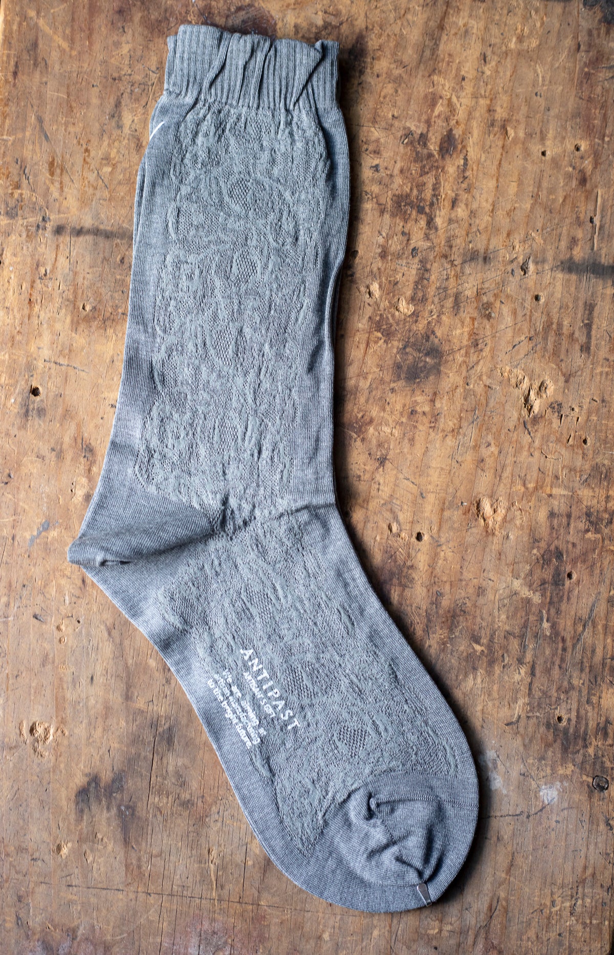 Grey Divided Lace Socks