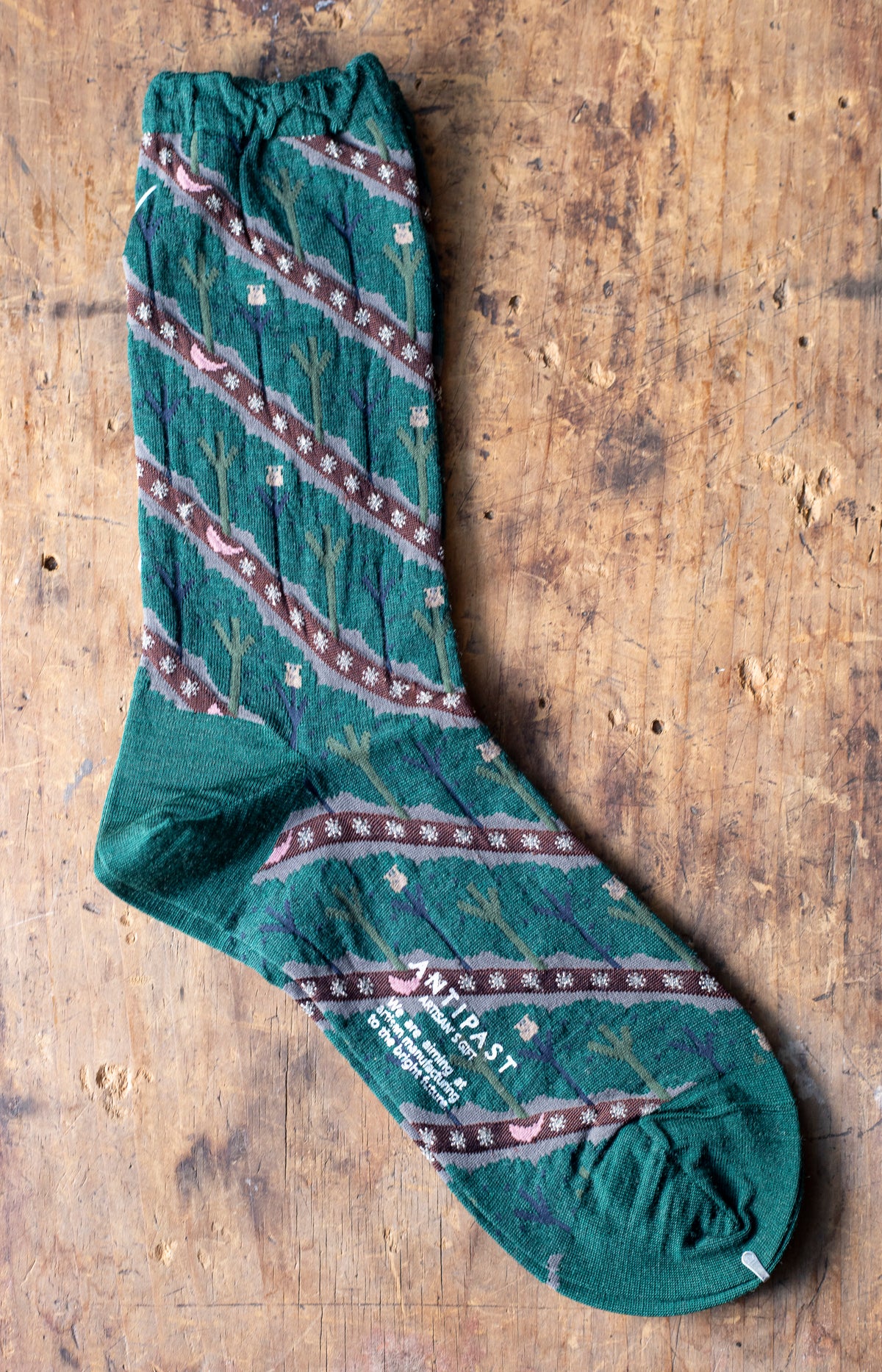 Green Owl House Socks