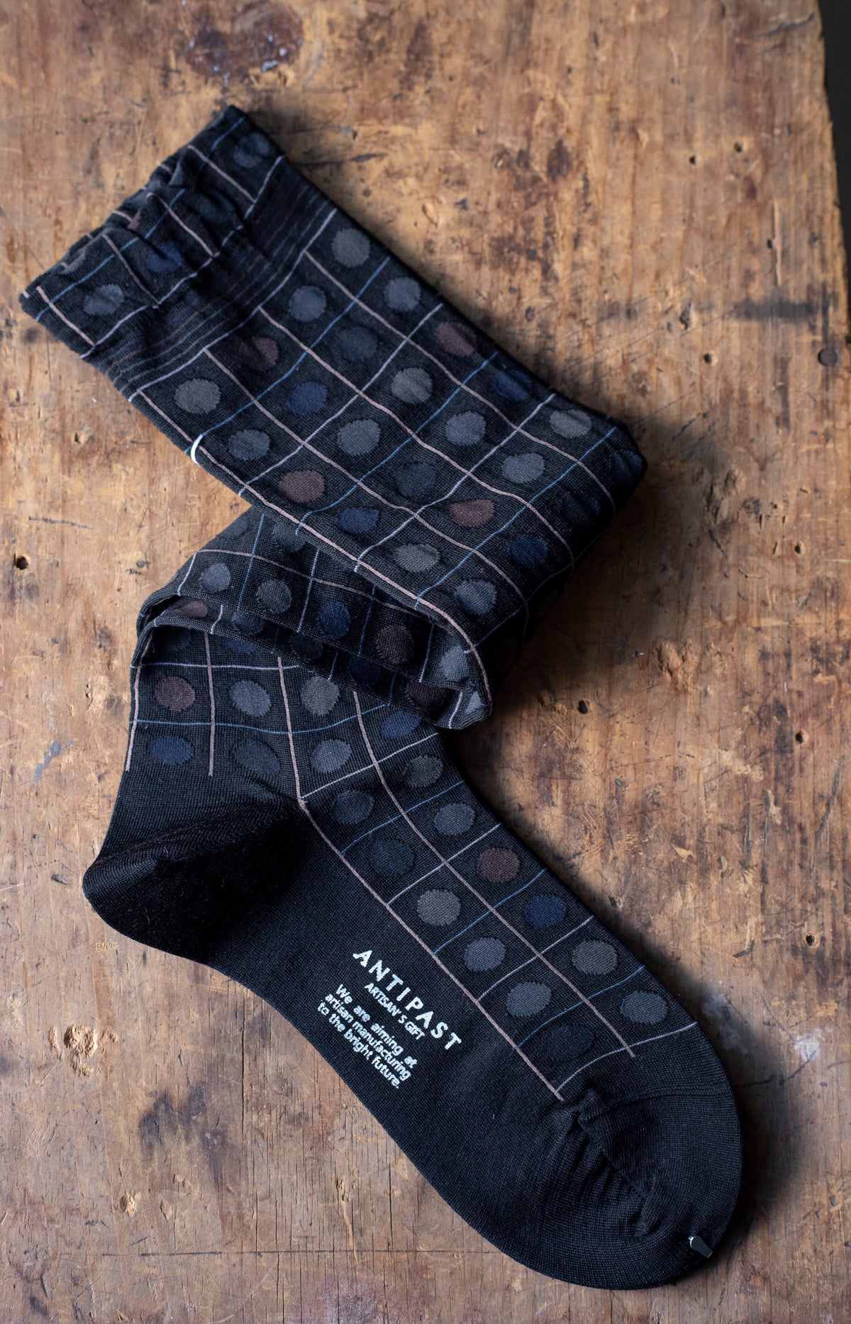Black Circles Knee Socks