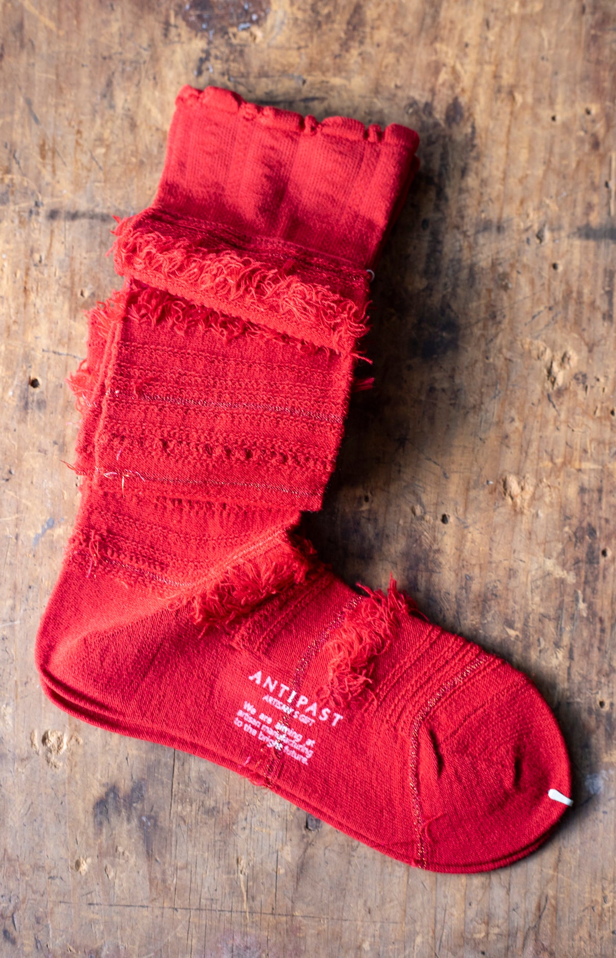 Red Fuwa Fuwa Knee Socks