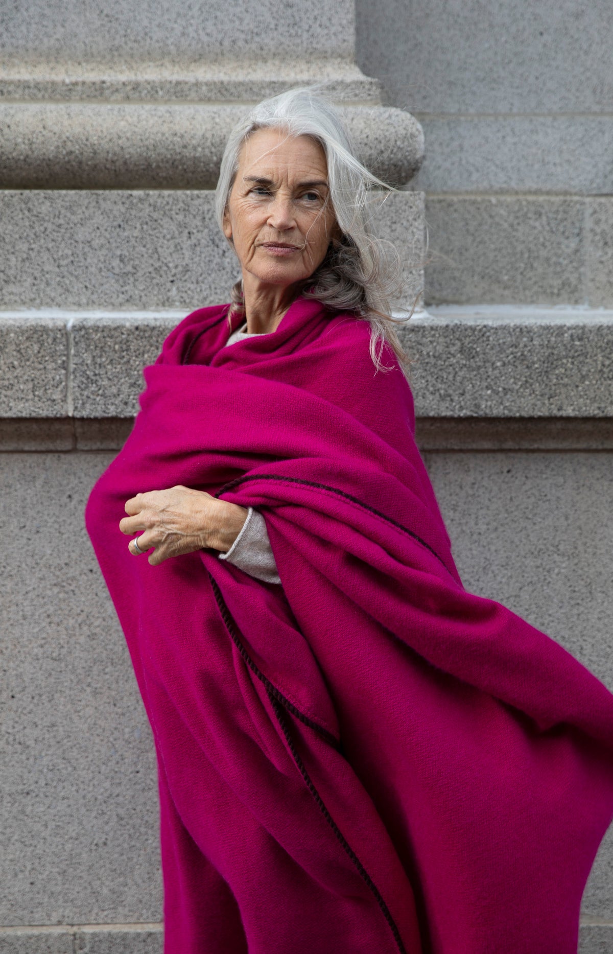 Fuchsia Nomad Boiled Tent Blanket