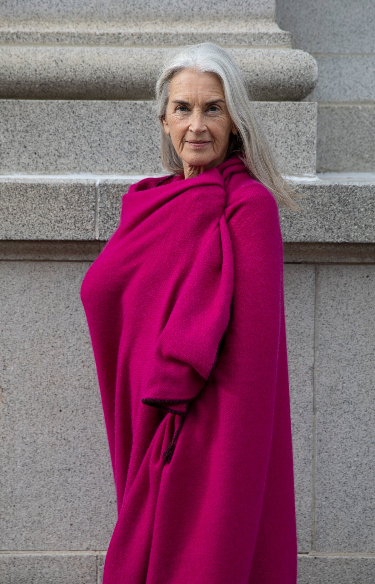 Fuchsia Nomad Boiled Tent Blanket