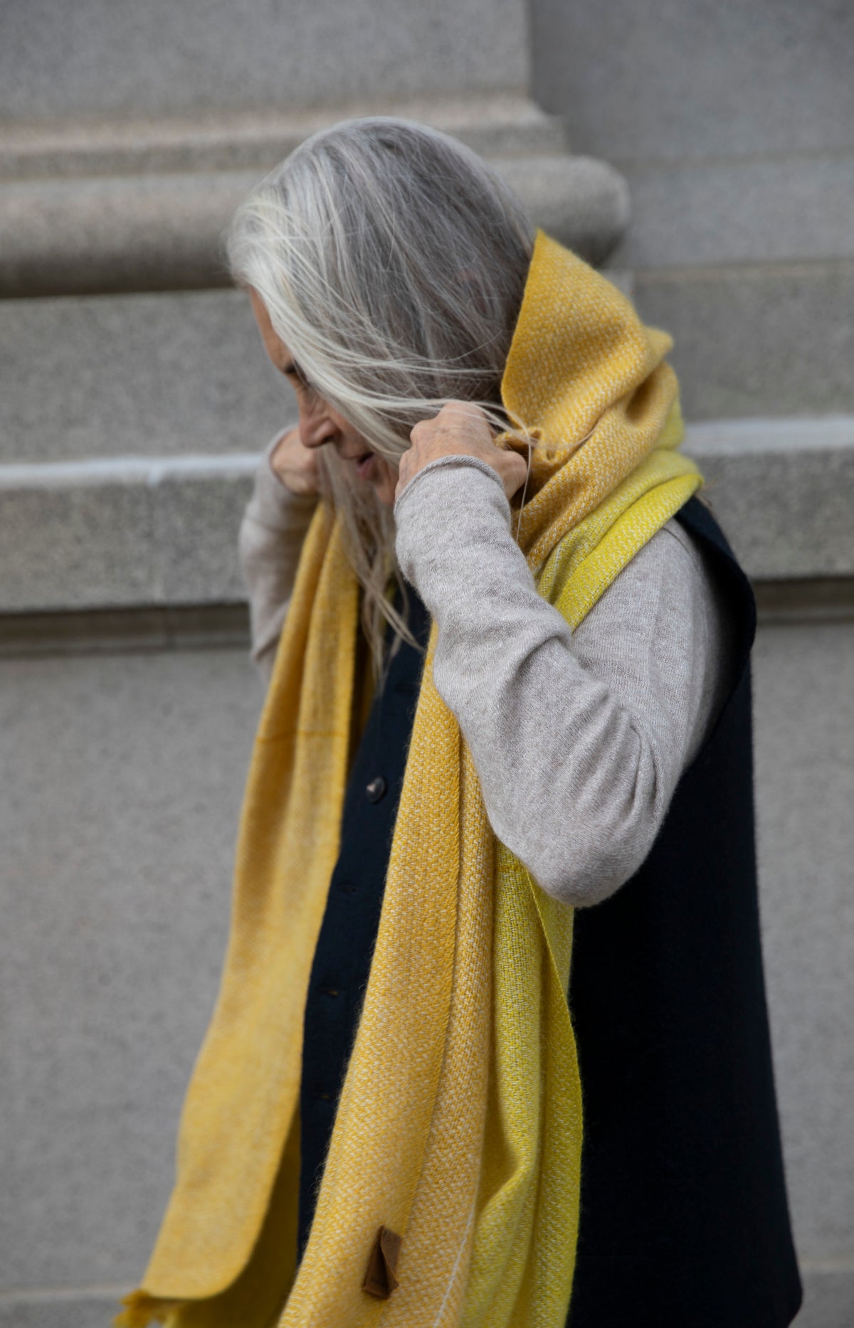 Oat Field Net Path Scarf