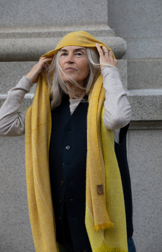 Oat Field Net Path Scarf