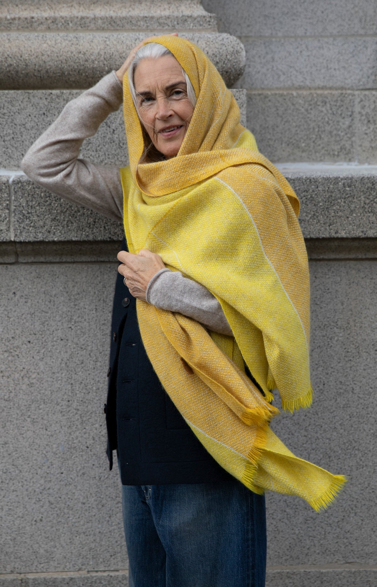 Oat Field Net Path Scarf