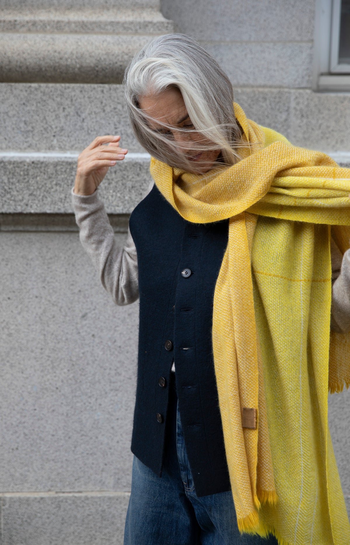 Oat Field Net Path Scarf