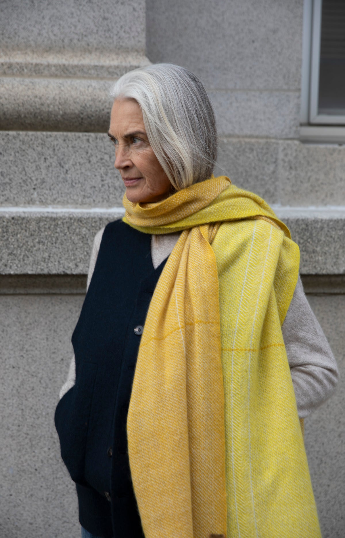 Oat Field Net Path Scarf