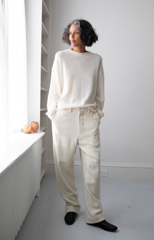 Natural Wool Pants