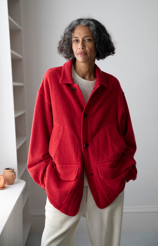 Red American Classic Fieldcoat