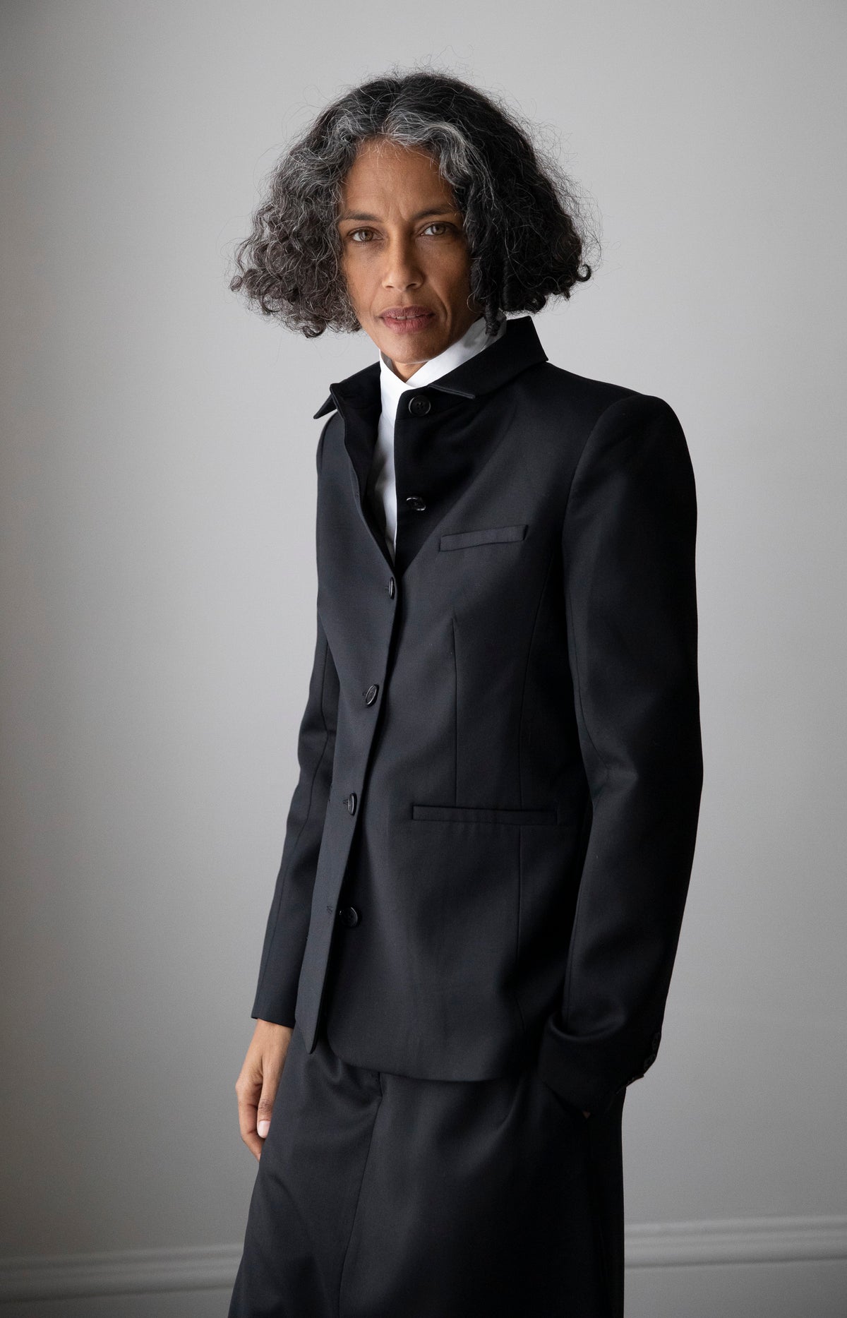 Black Button Up Blazer