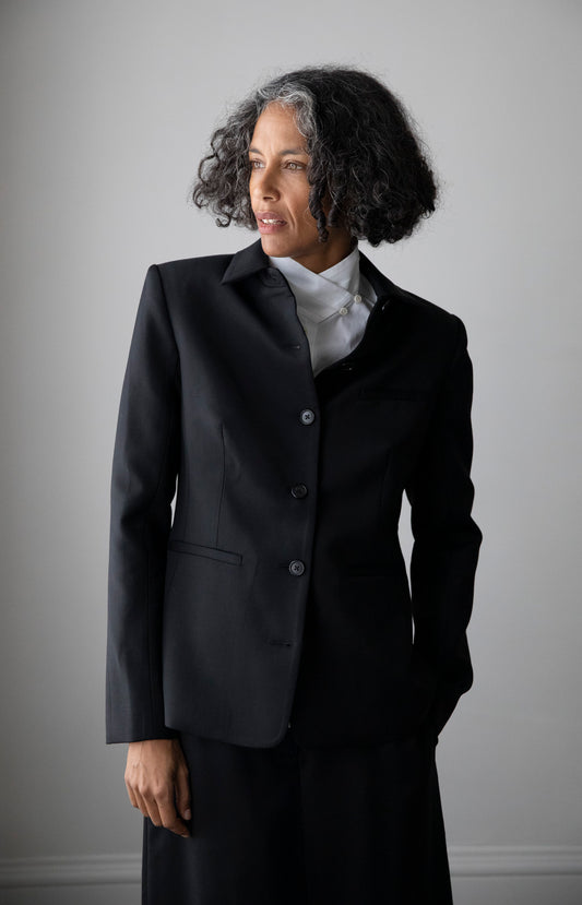 Black Button Up Blazer