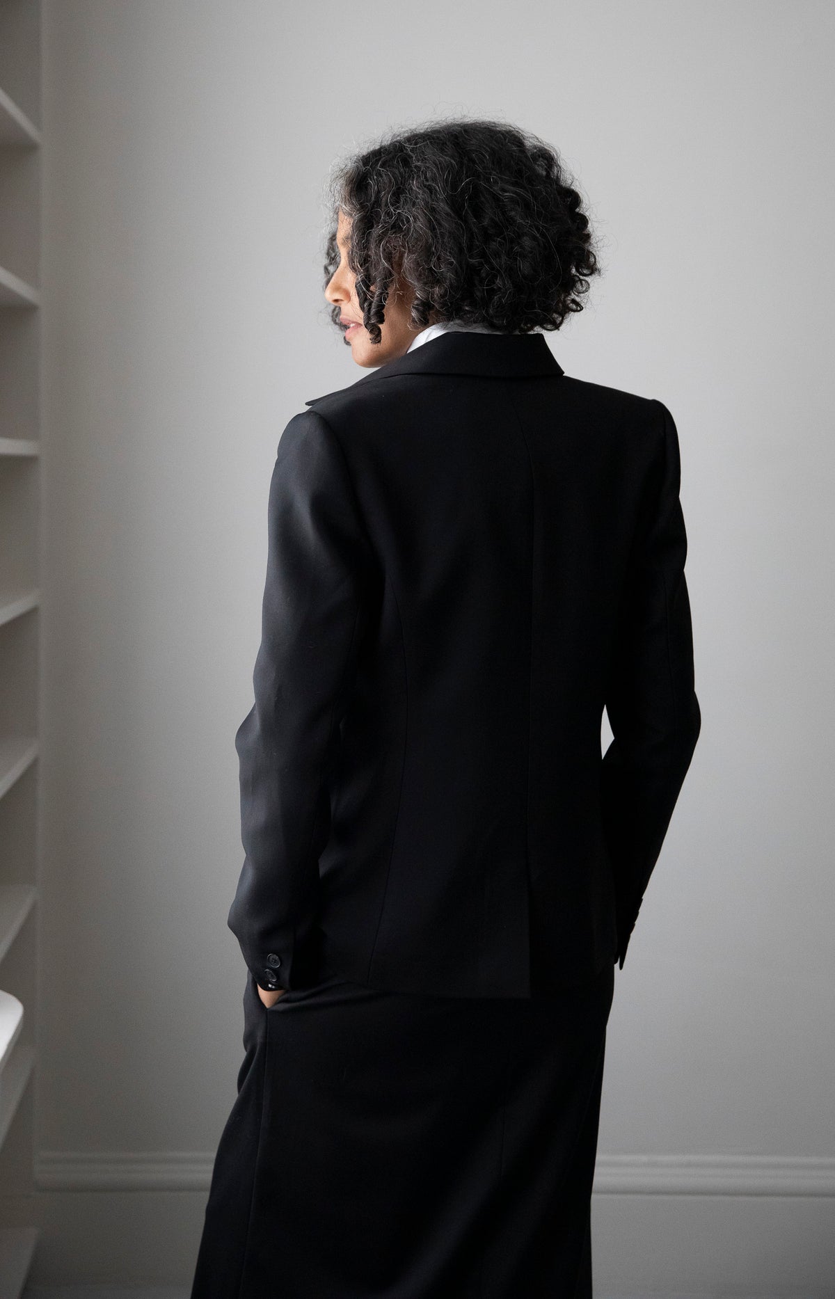 Black Button Up Blazer