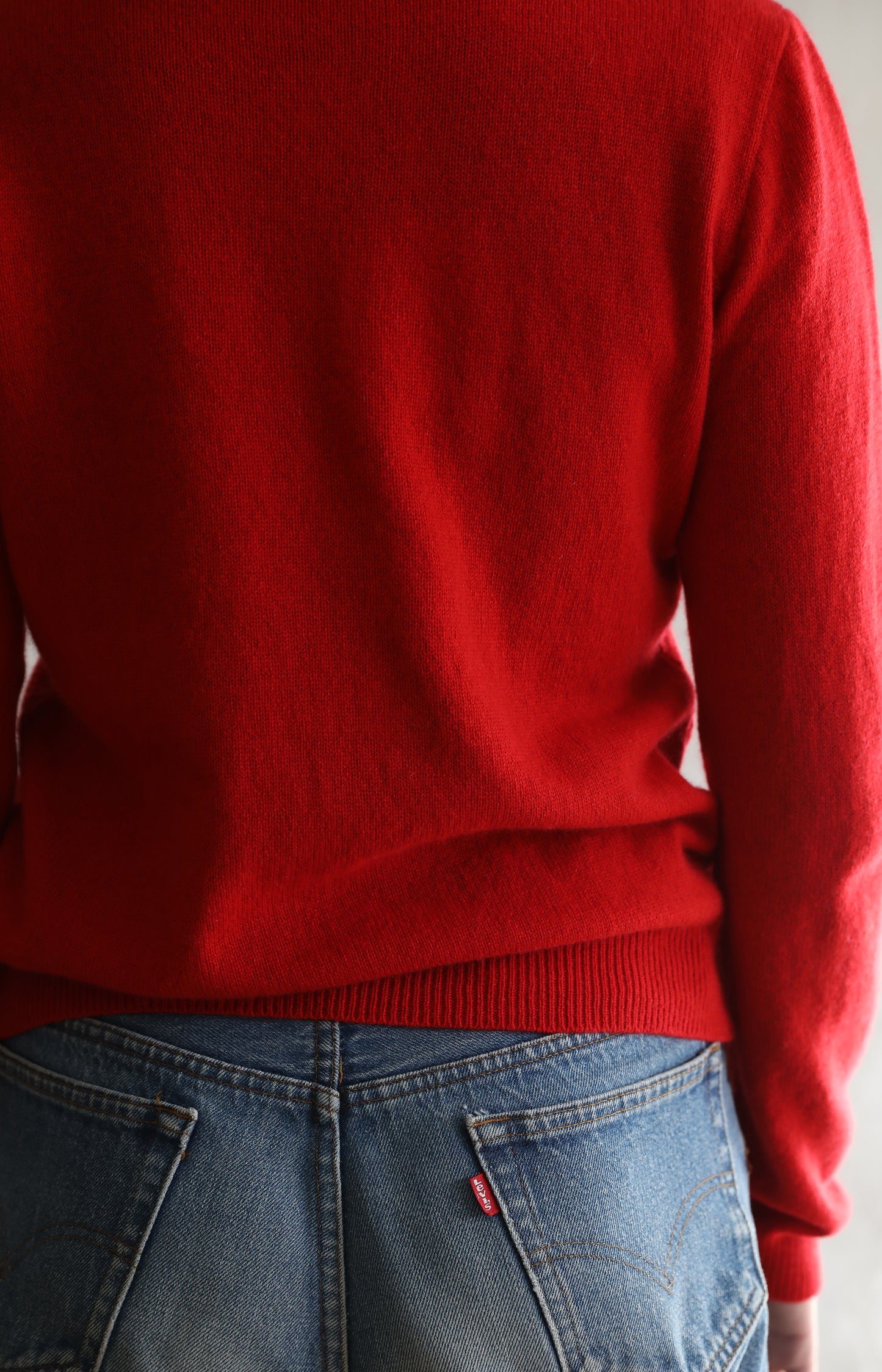 Red Cashmere Turtleneck