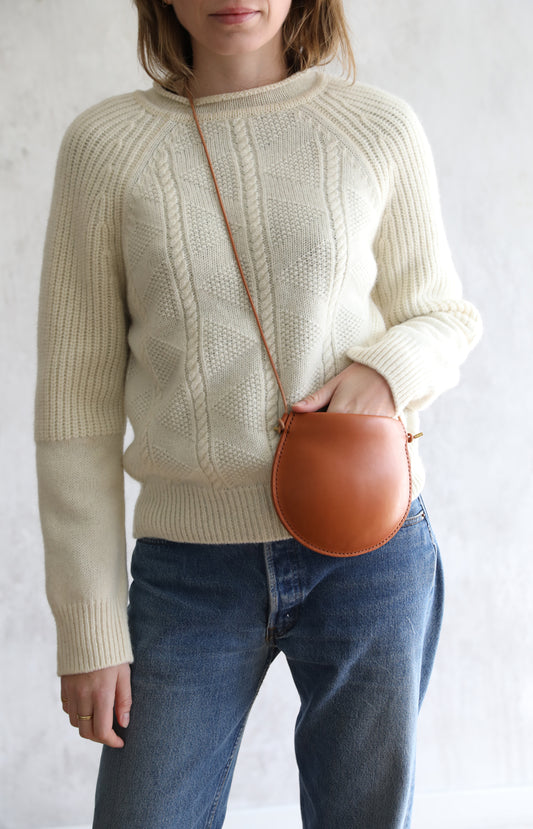 Small Camel Pocket Shoulder Bag